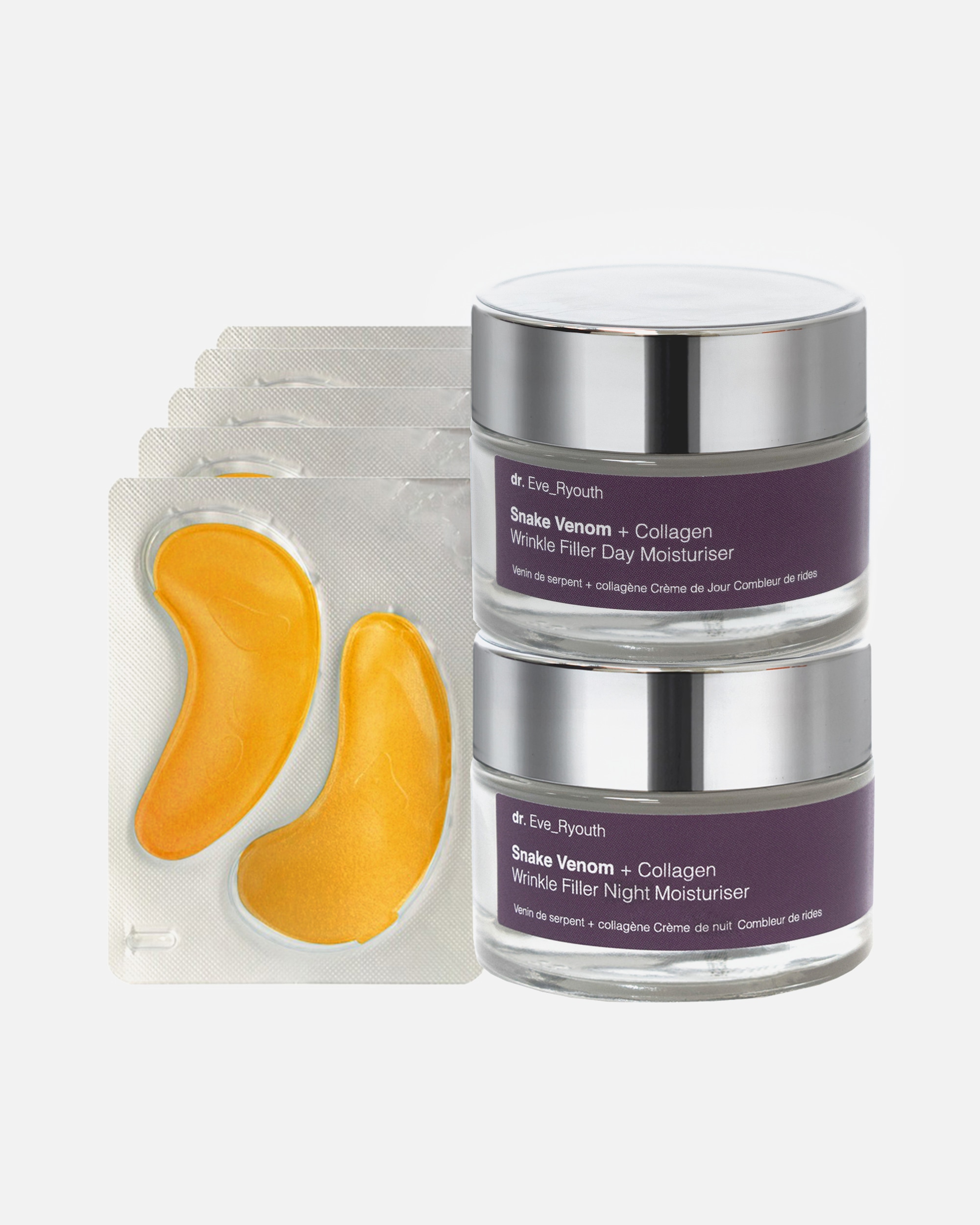 Coffret soin visage pour FemmeDr. Eve_RyouthTrio de soins en or 24 carats1 pièce