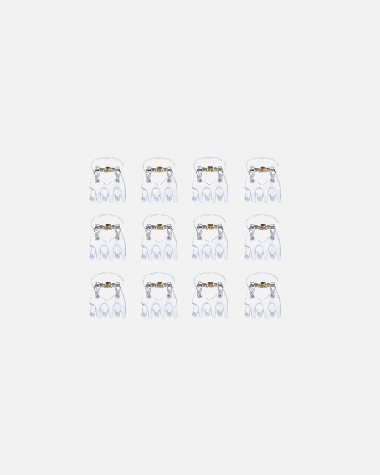 Pince à cheveux pour UnisexeSOHODefault Brand LineMini pince à cheveux LuccaTransparent