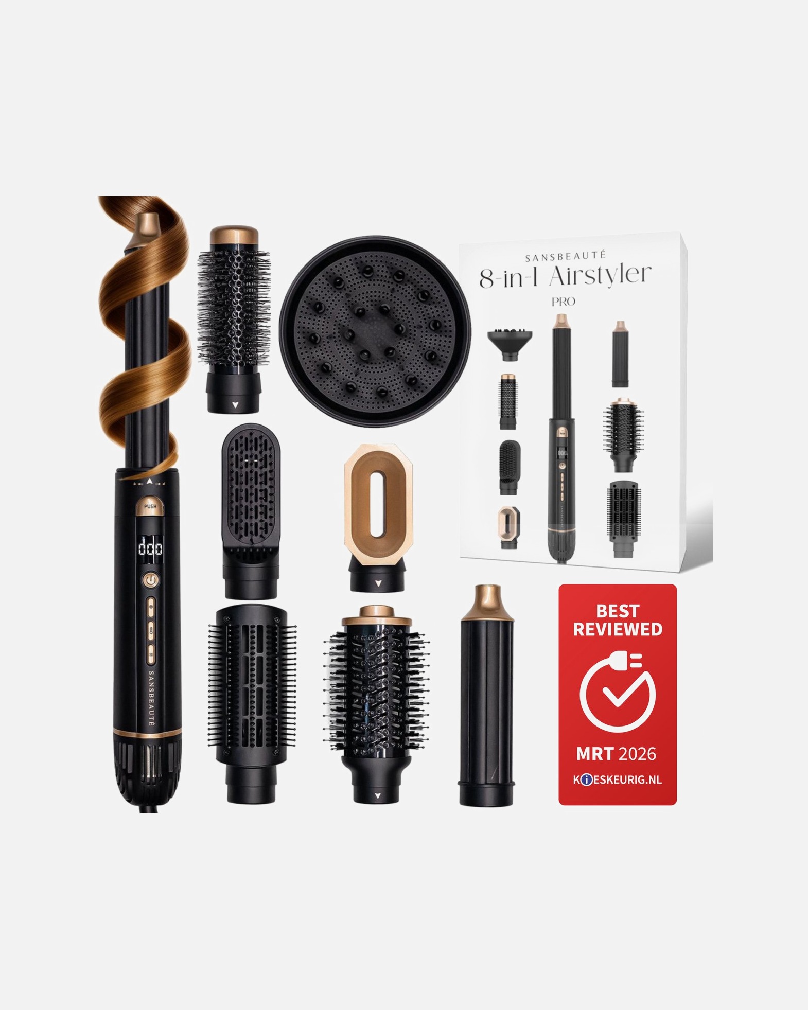 Kit coiffant pour UnisexeSansbeauteDefault Brand Line8-en-1 Airstyler avec diffuseur - Multistyler1 Piece