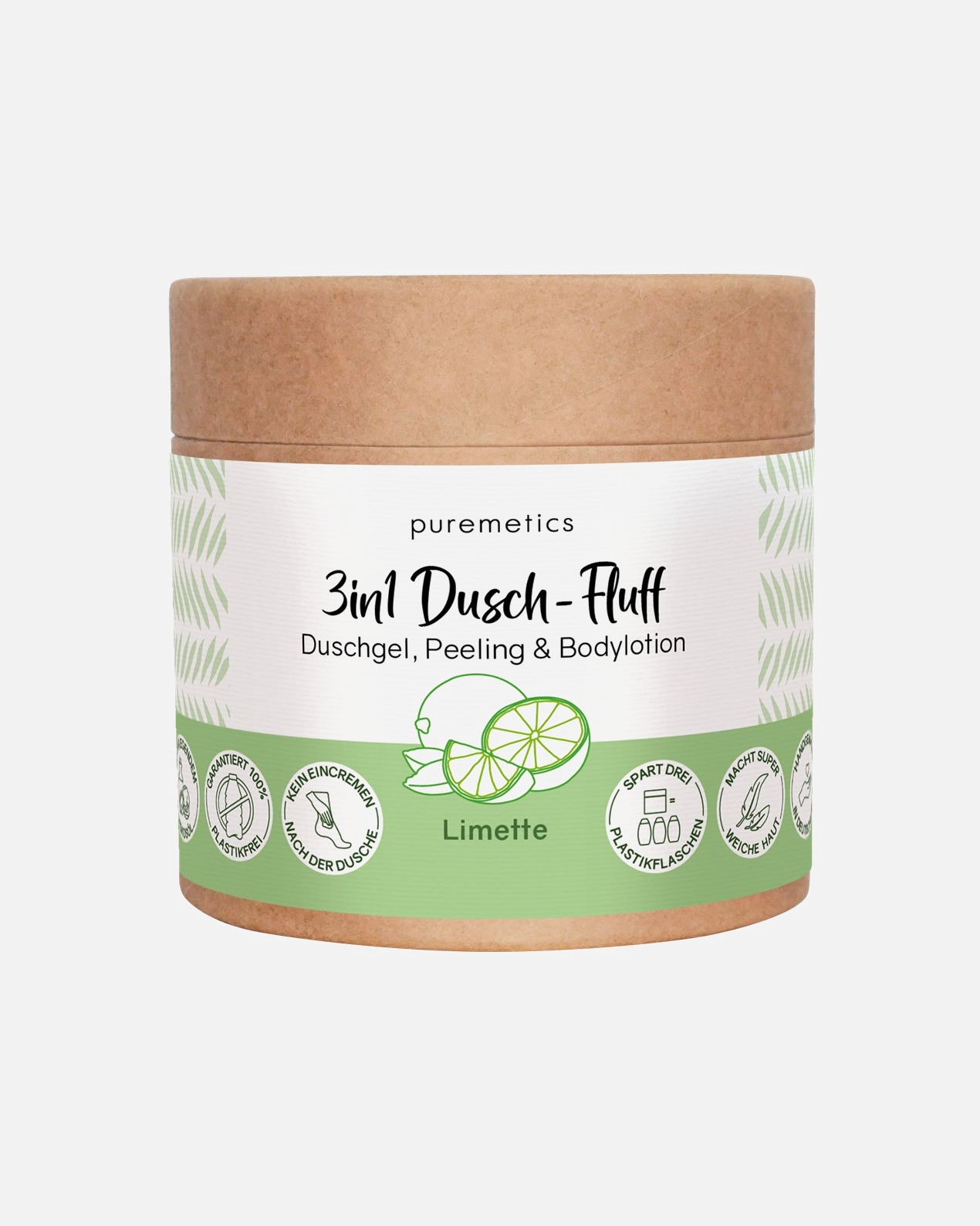 Gommage pour le corps pour FemmepuremeticsFluff douche citron vert250 g