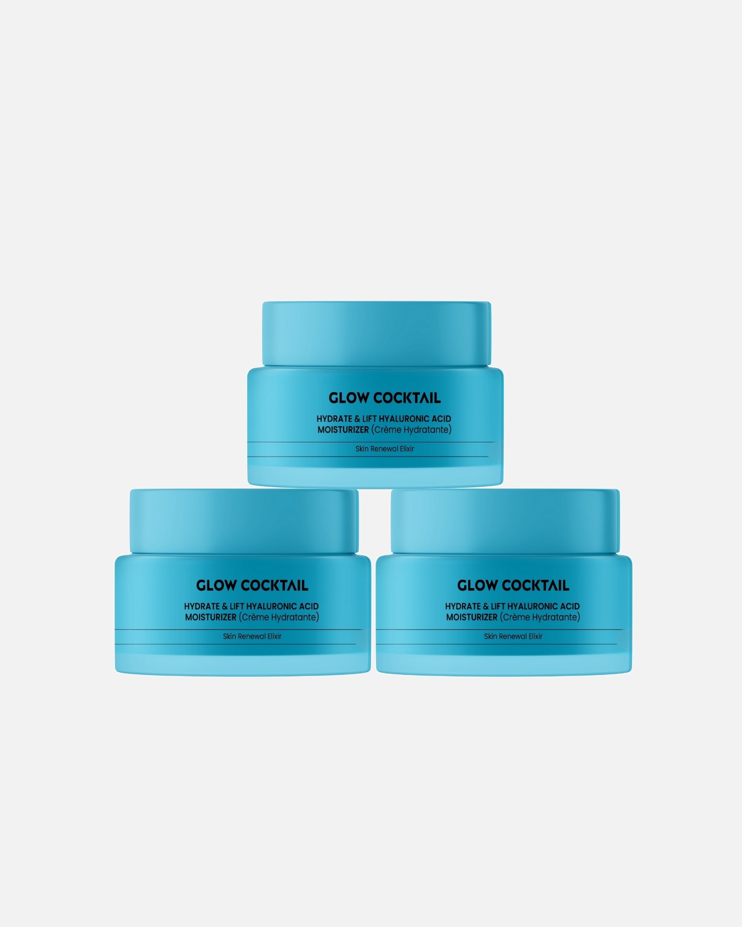 Crème visage pour FemmeGlow CocktailTrio de crèmes liftantes à l'acide hyaluronique1 pièce
