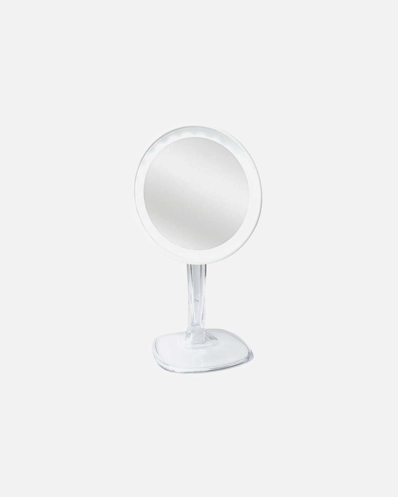 Miroir grossissant pour UnisexeUNIQDefault Brand LineHalo Miroir de courtoisie rechargeable avec LED et grossissement 10xBlanc