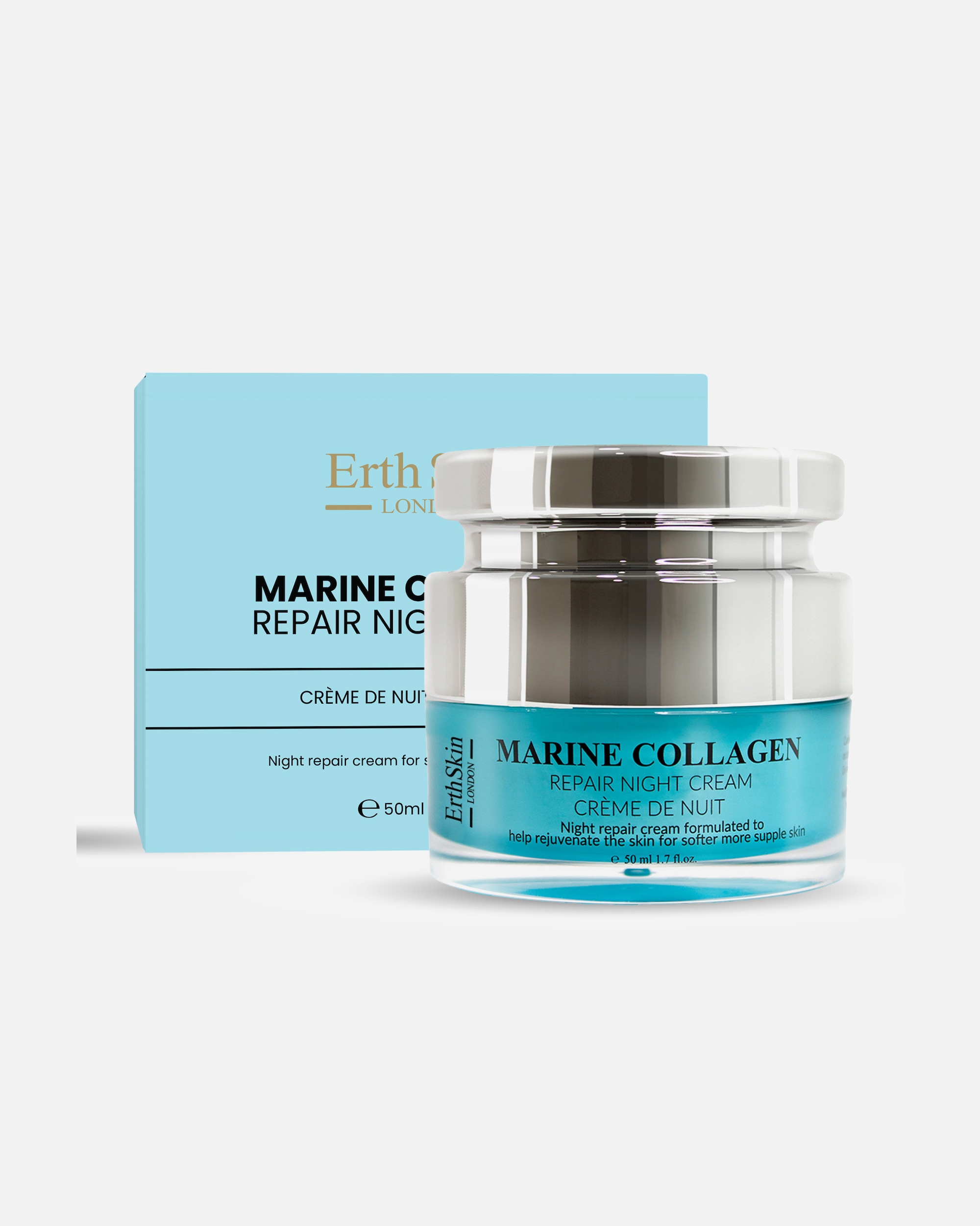 Nachtcrème voor ErthSkin LondonMarine Collageen Nachtcrème50 ml