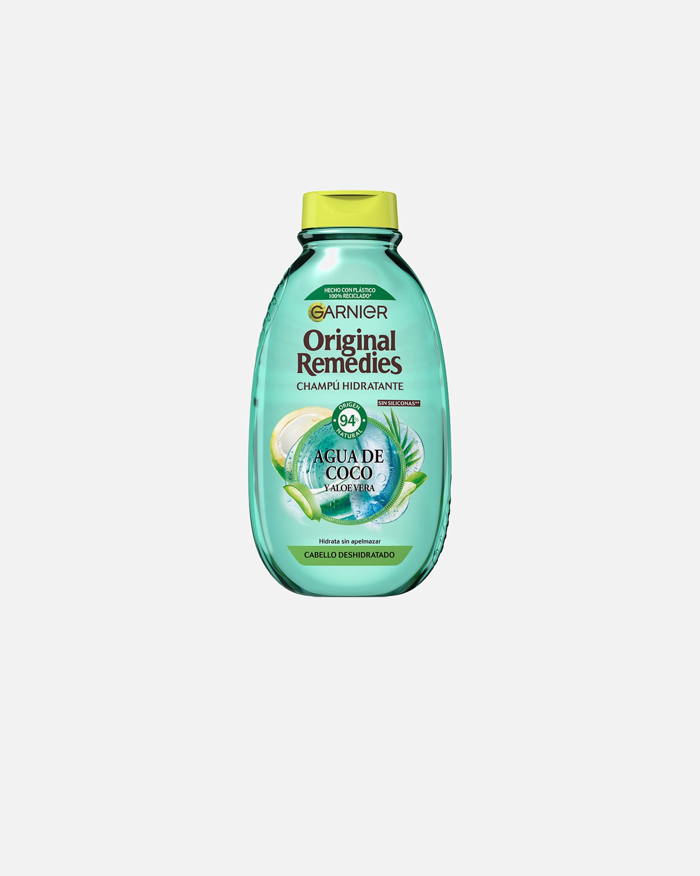 Haar shampoo voor UnisexGarnierORIGINELE REMEDIES kokoswater shampoo400 ml