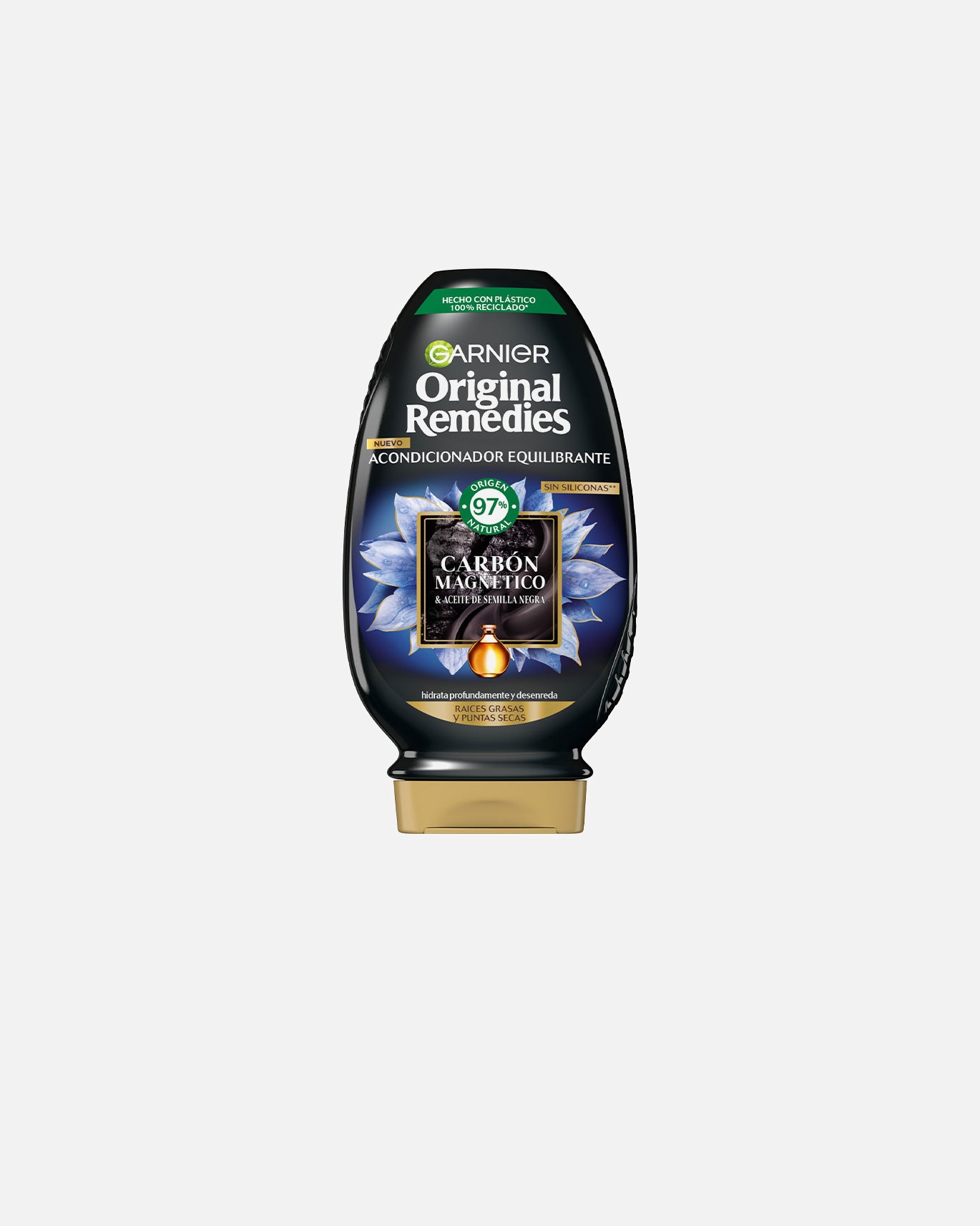 Après-shampooing pour FemmeGarnierAprès-shampoing au charbon magnétique ORIGINAL REMEDIES250 ml