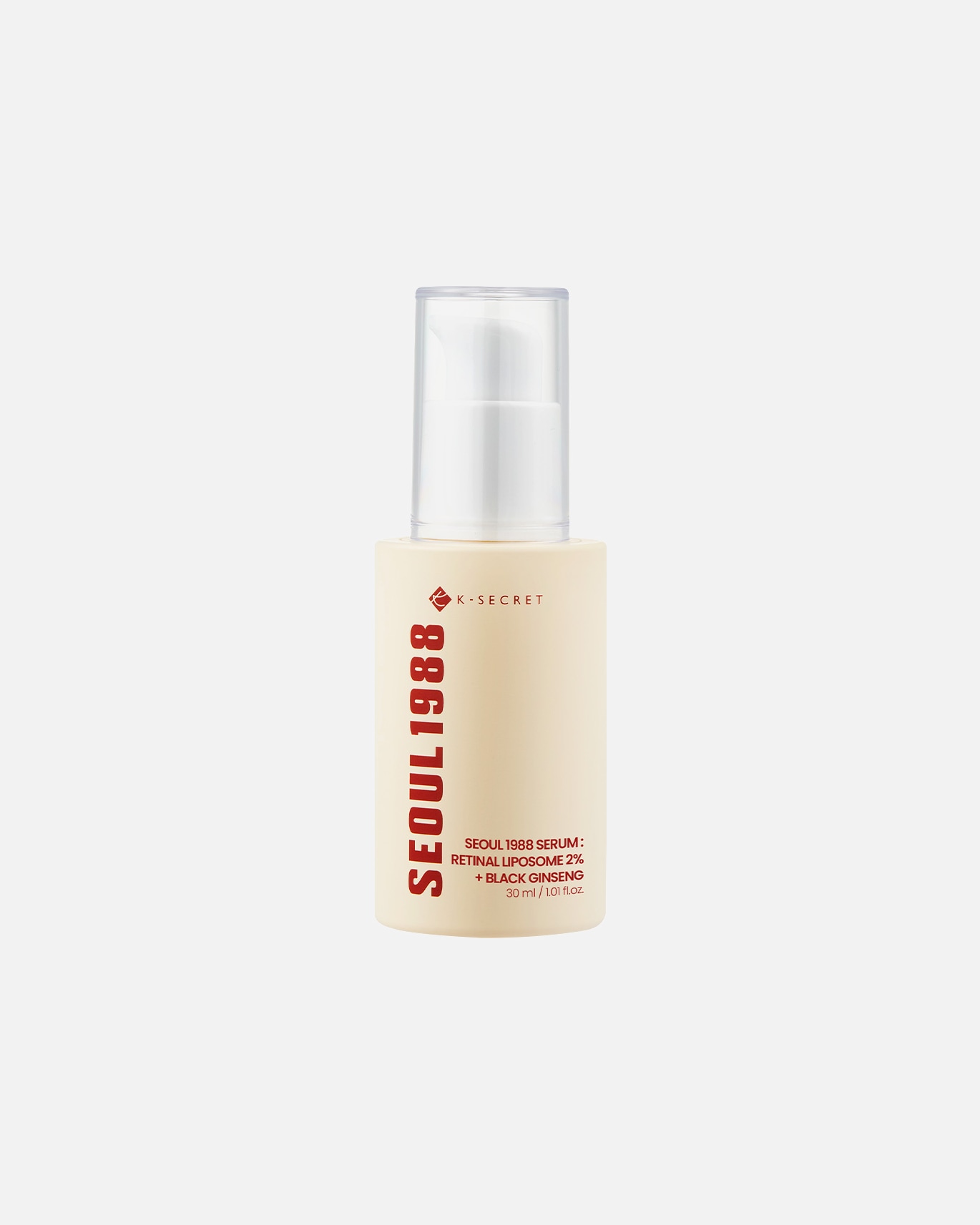 Sérum hydratant pour UnisexeK-SECRETSEOUL 1988 Serum : Retinal Liposome 2% + Black Ginseng30 ml