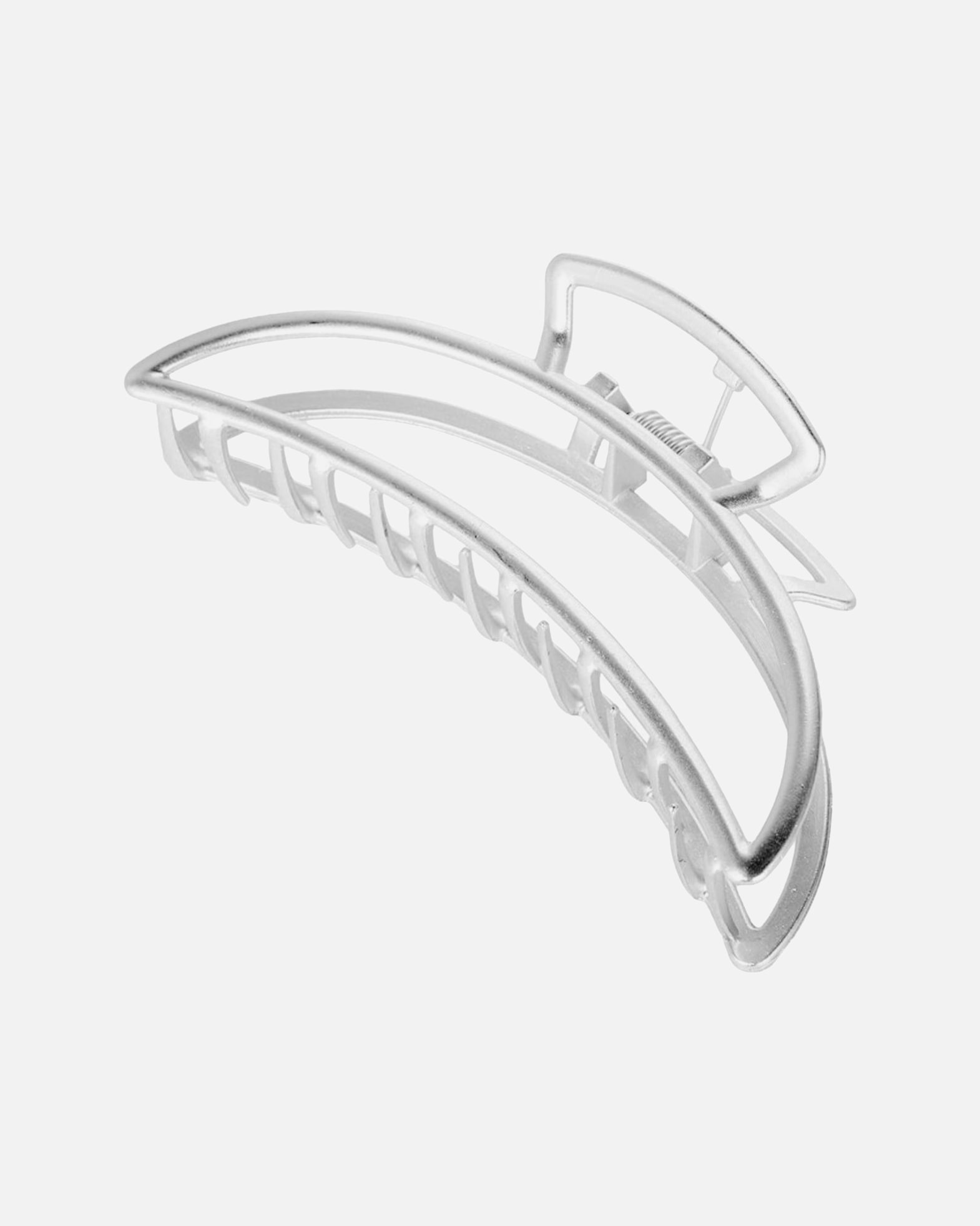 Pince à cheveux pour UnisexeSOHODefault Brand LineLyra Barette Large Pince à cheveux en métalArgent