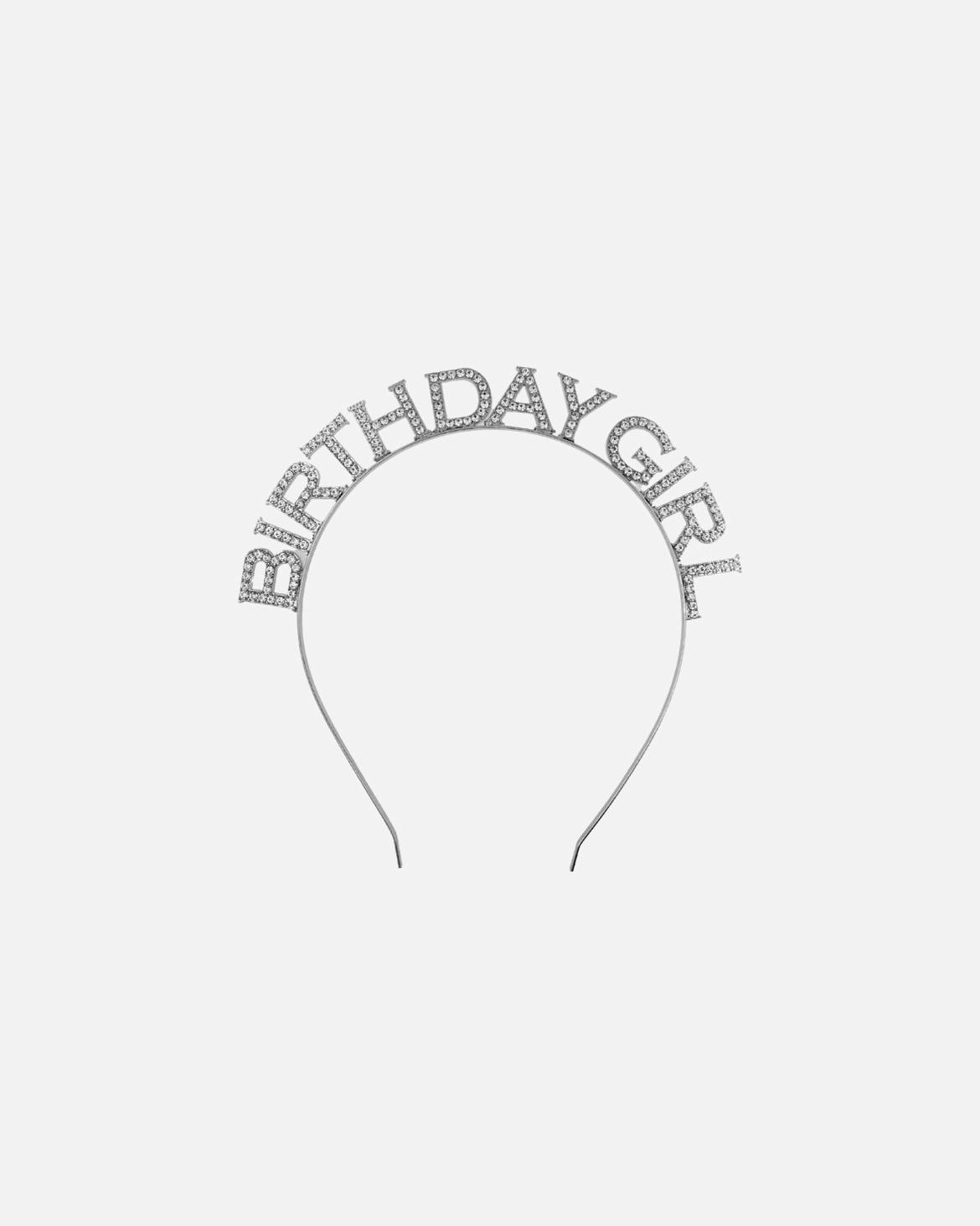 Serre-tête pour FemmeSOHODefault Brand LineBirthday Girl Serre-têteArgent