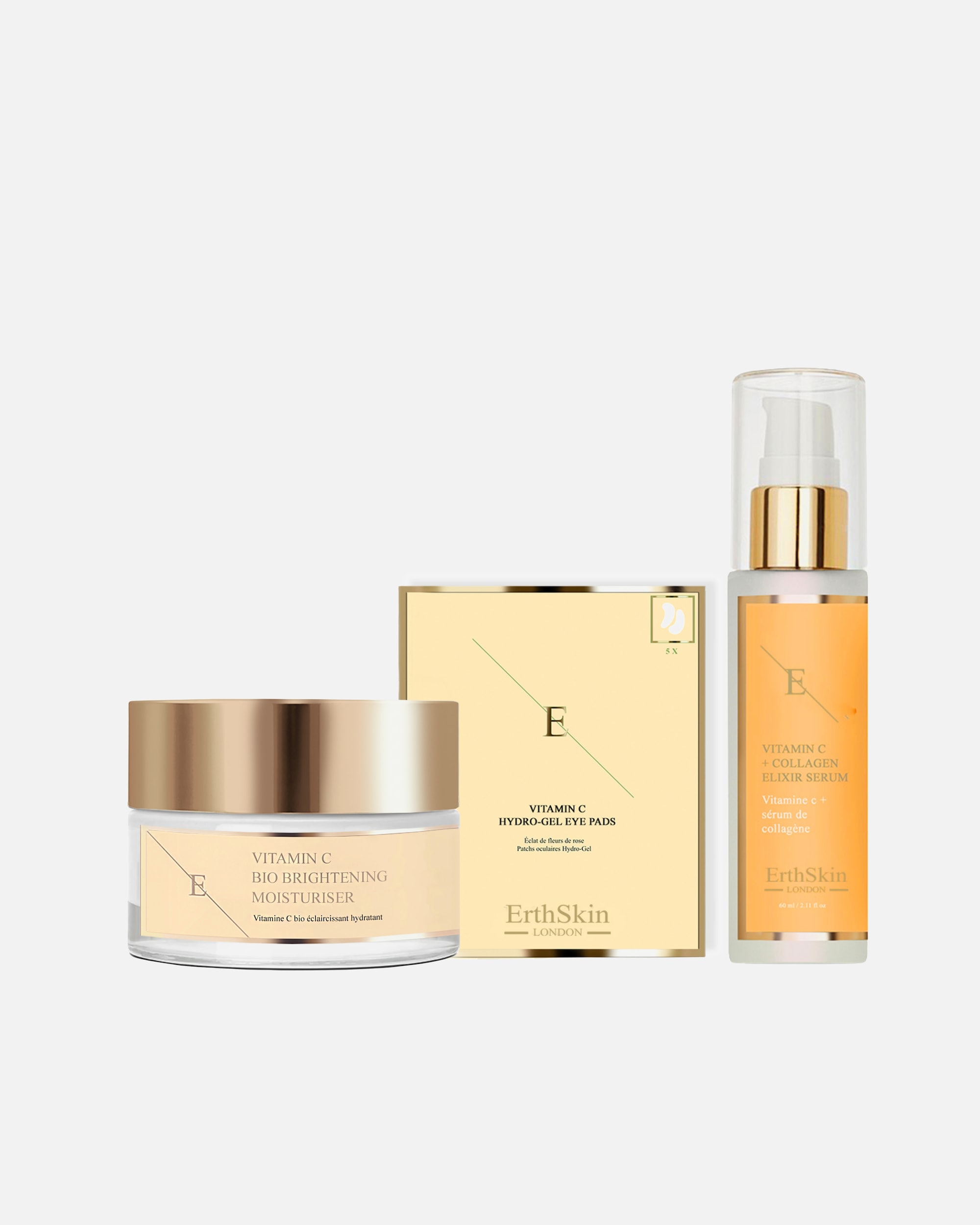Coffret soin visage pour FemmeErthSkin LondonCoffret éclaircissant à la vitamine C1 pièce