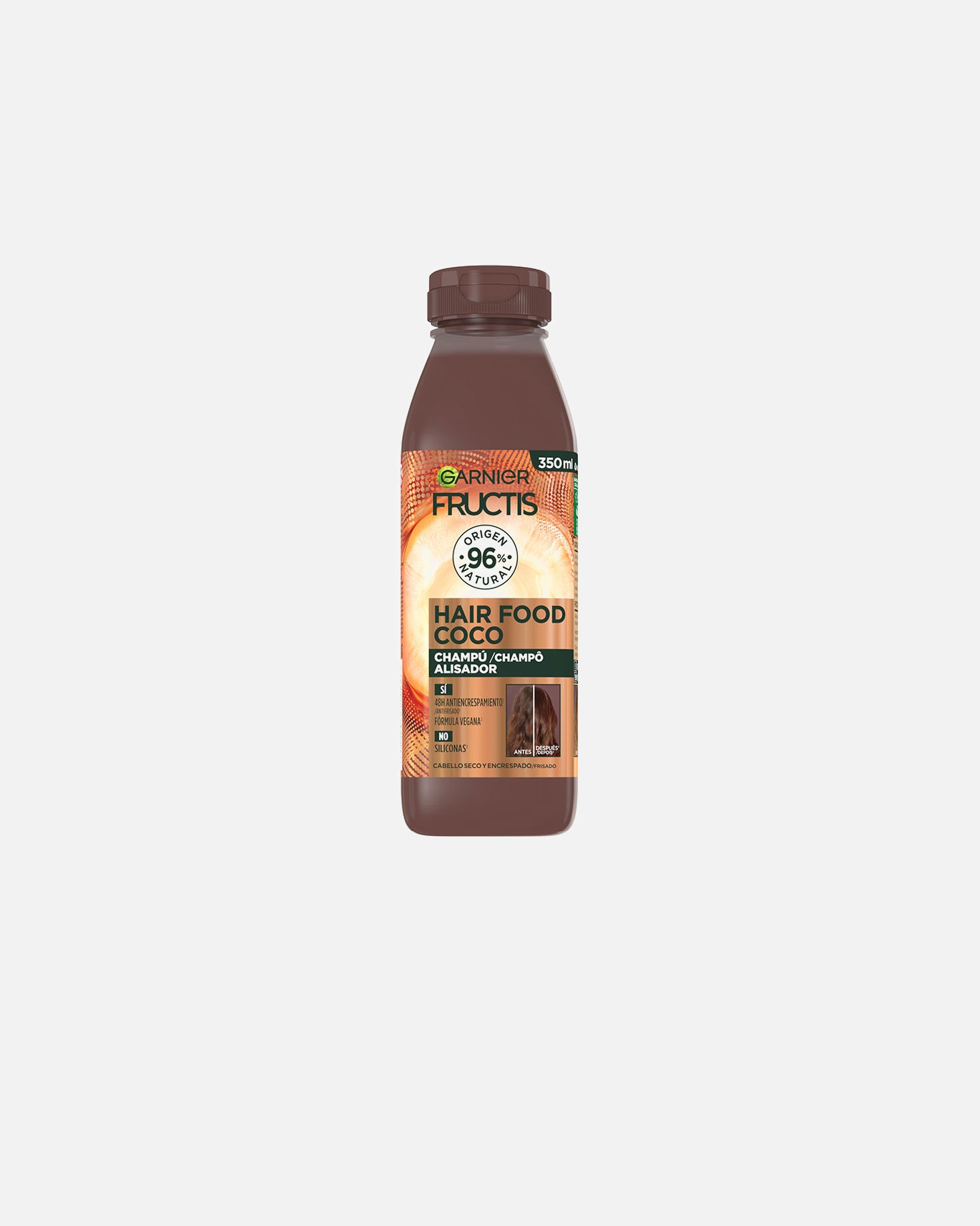 Shampooing pour FemmeGarnierShampooing lissant FRUCTIS HAIR FOOD MACADAMIA350 ml