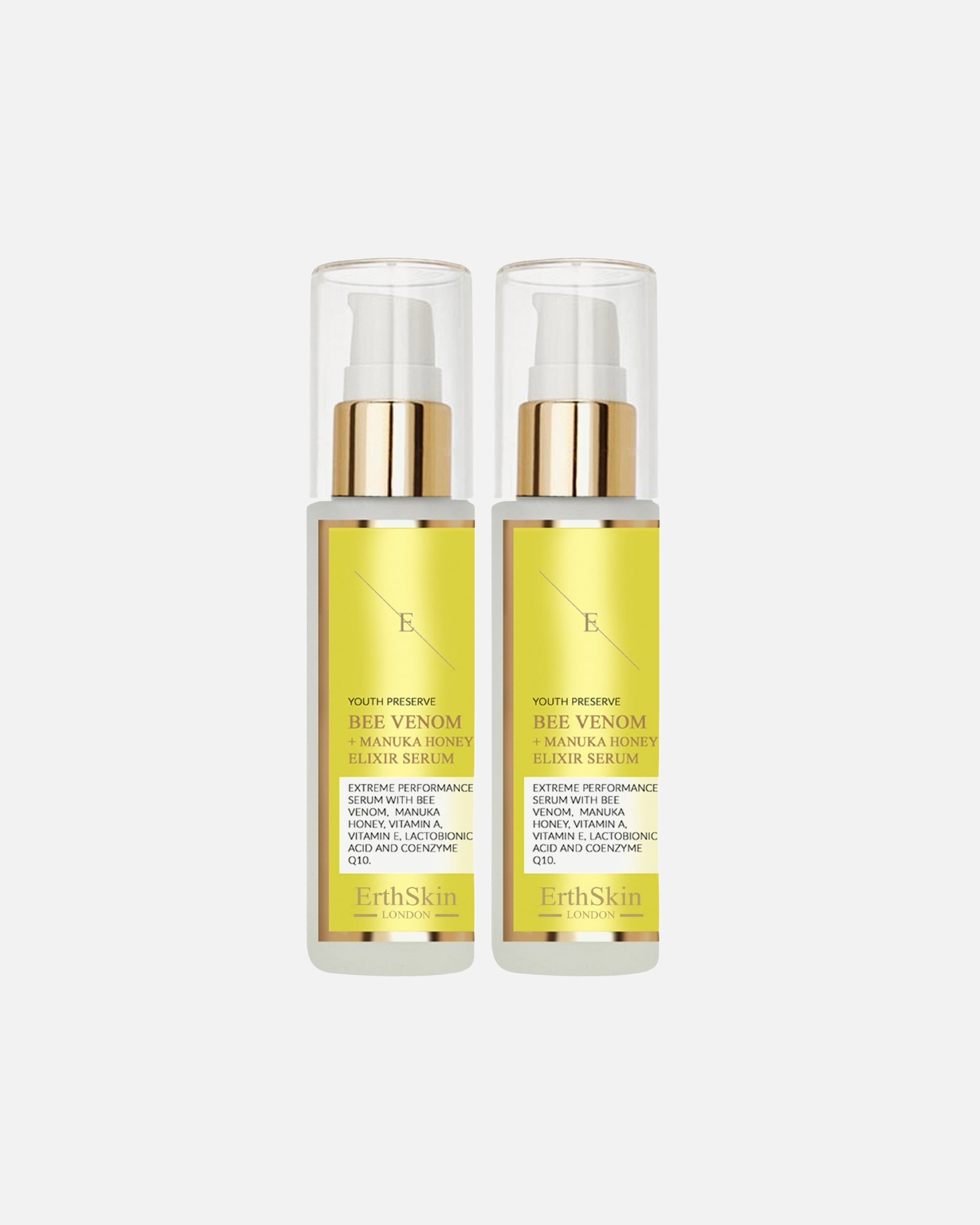Sérum hydratant pour FemmeErthSkin LondonDuo d'élixir au venin d'abeille1 pièce