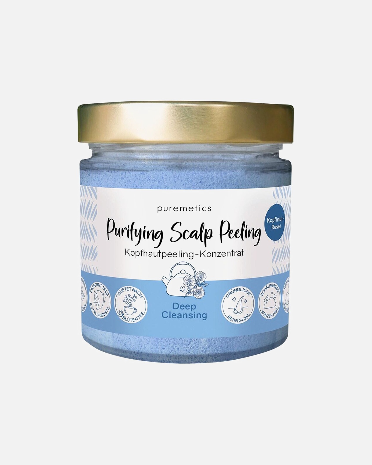 Gommage pour le cuir chevelu pour UnisexepuremeticsGommage purifiant pour le cuir chevelu 'Deep Cleansing' (nettoyage en profondeur)250 g