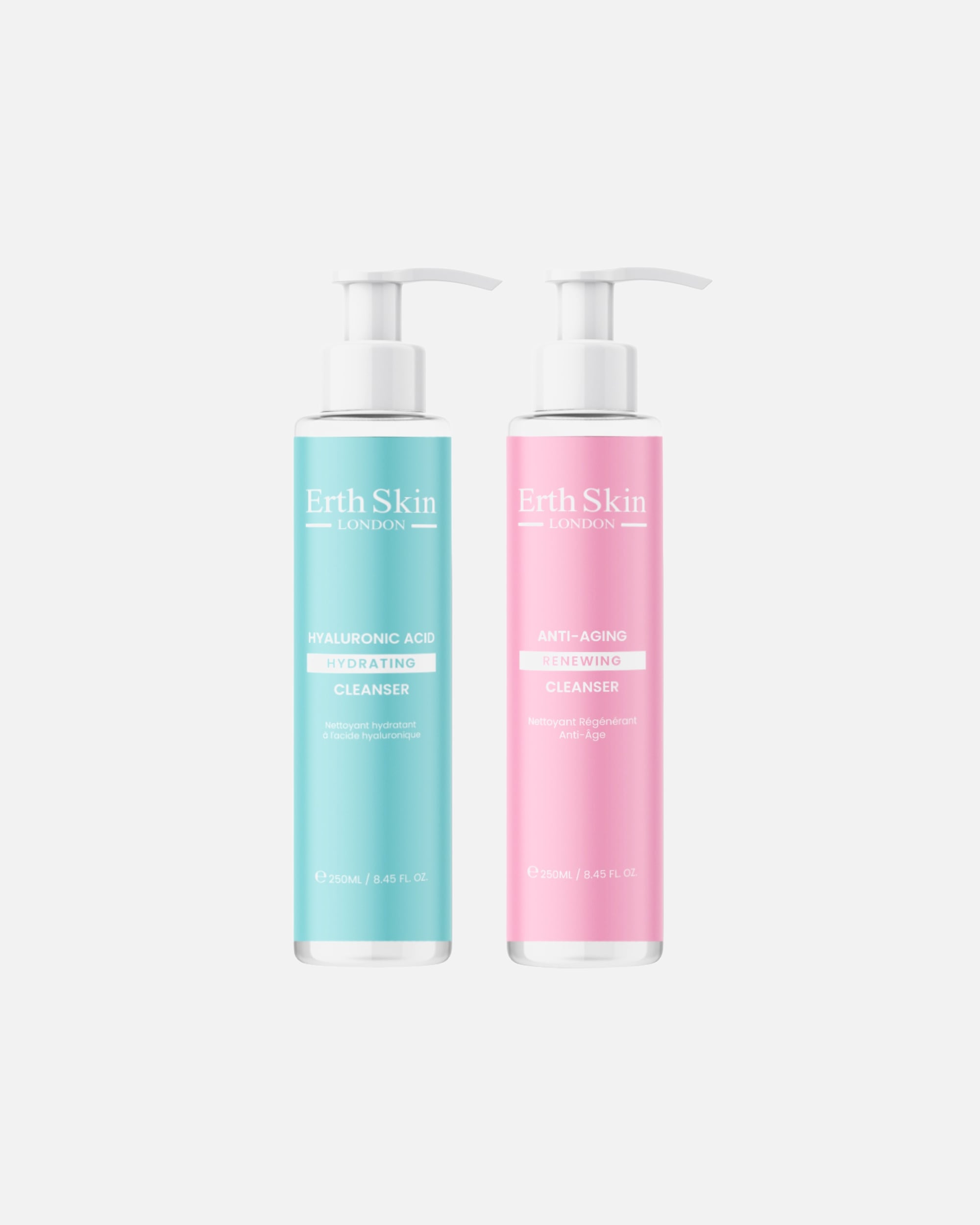 pour FemmeErthSkin LondonDuo de gels nettoyants doubles1 pièce