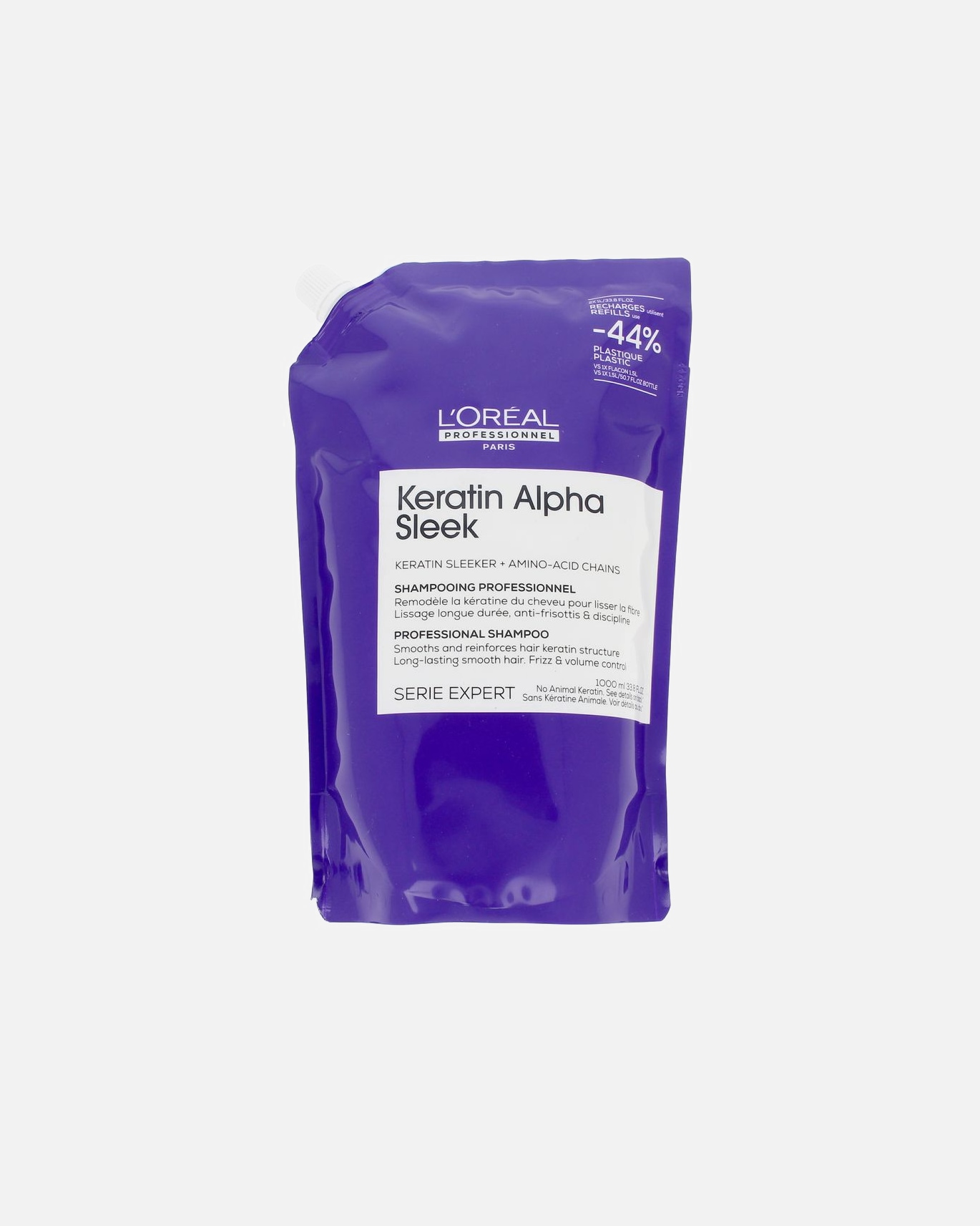Shampooing pour UnisexeL´Oréal Professionnel ParisRecharge de shampoing KERATIN ALPHA SLEEK1000 ml