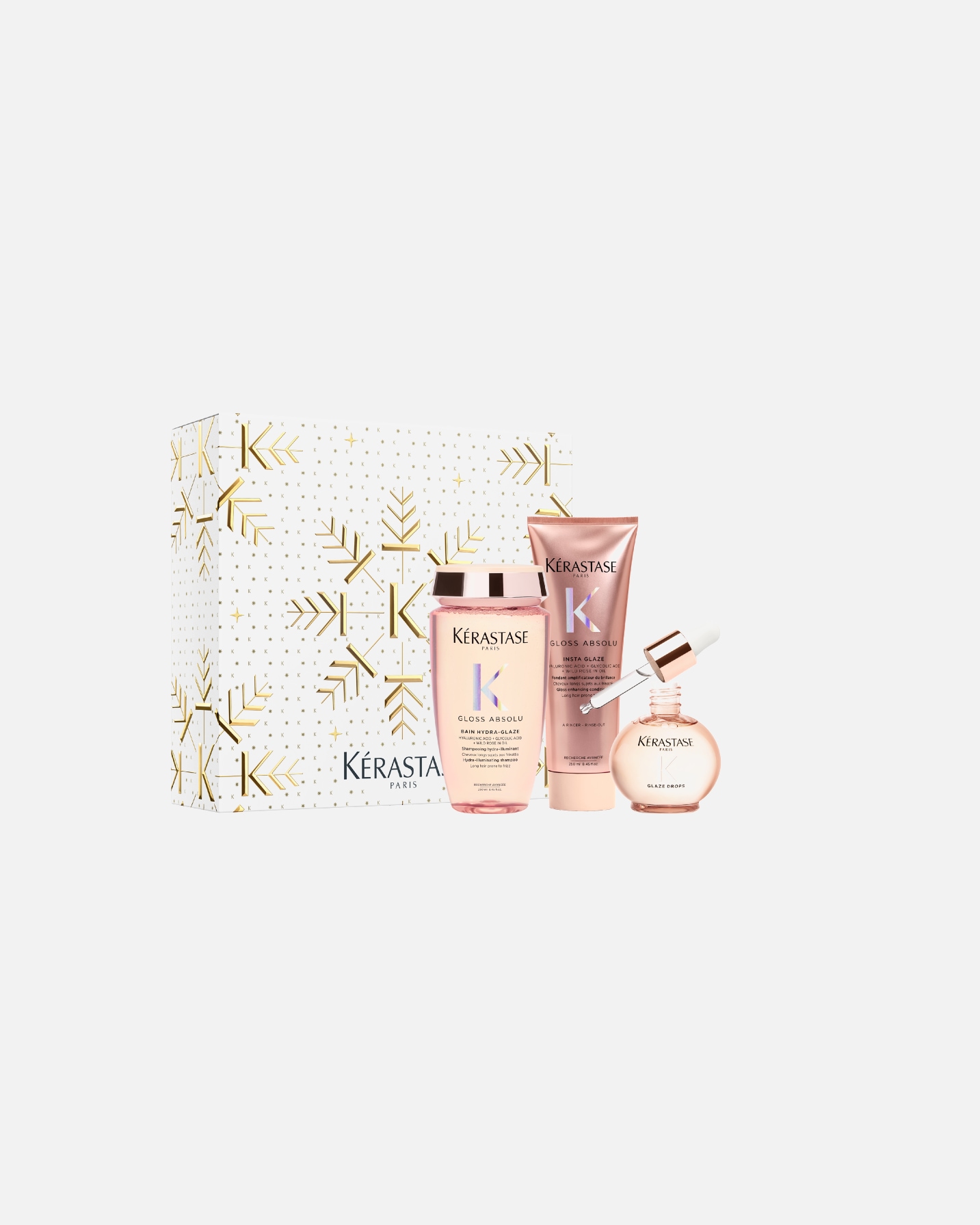 Coffret soin cheveux pour UnisexeKÉrastaseGloss AbsoluTrio Xmas1 unité