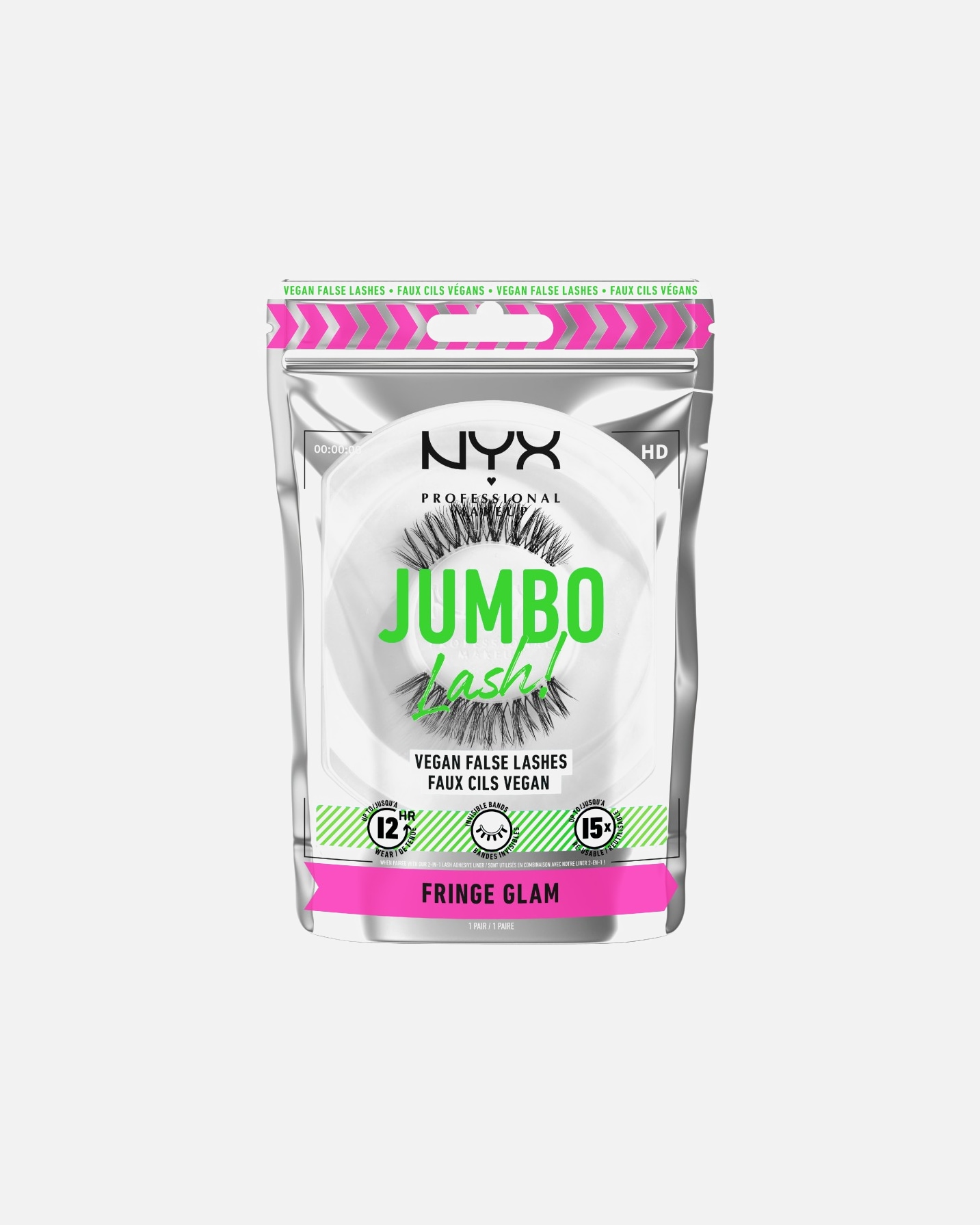 Kunstwimpers voor UnisexNYX Professional MakeupJumbo Lash! Vegan False Lashes04 - FRINGE GLAM