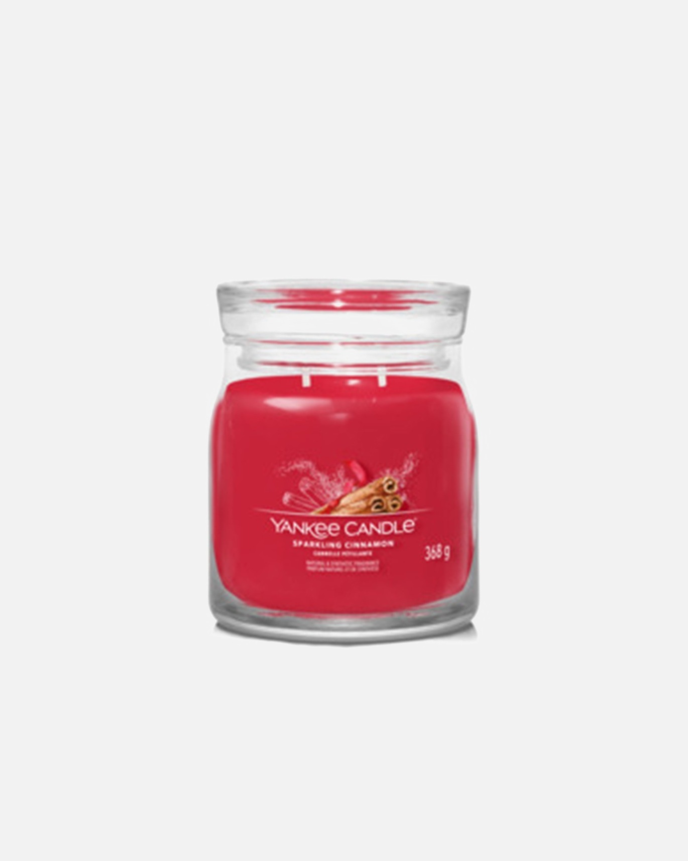 Bougie pour UnisexeYANKEE CANDLEGrande Jarre Signature Cannelle Pétillante368 g - Signature