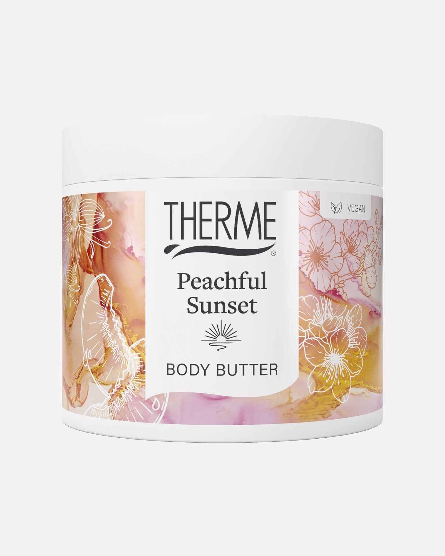 beurre corporel pour UnisexeTHERMEPeachful Sunset225 Grammes