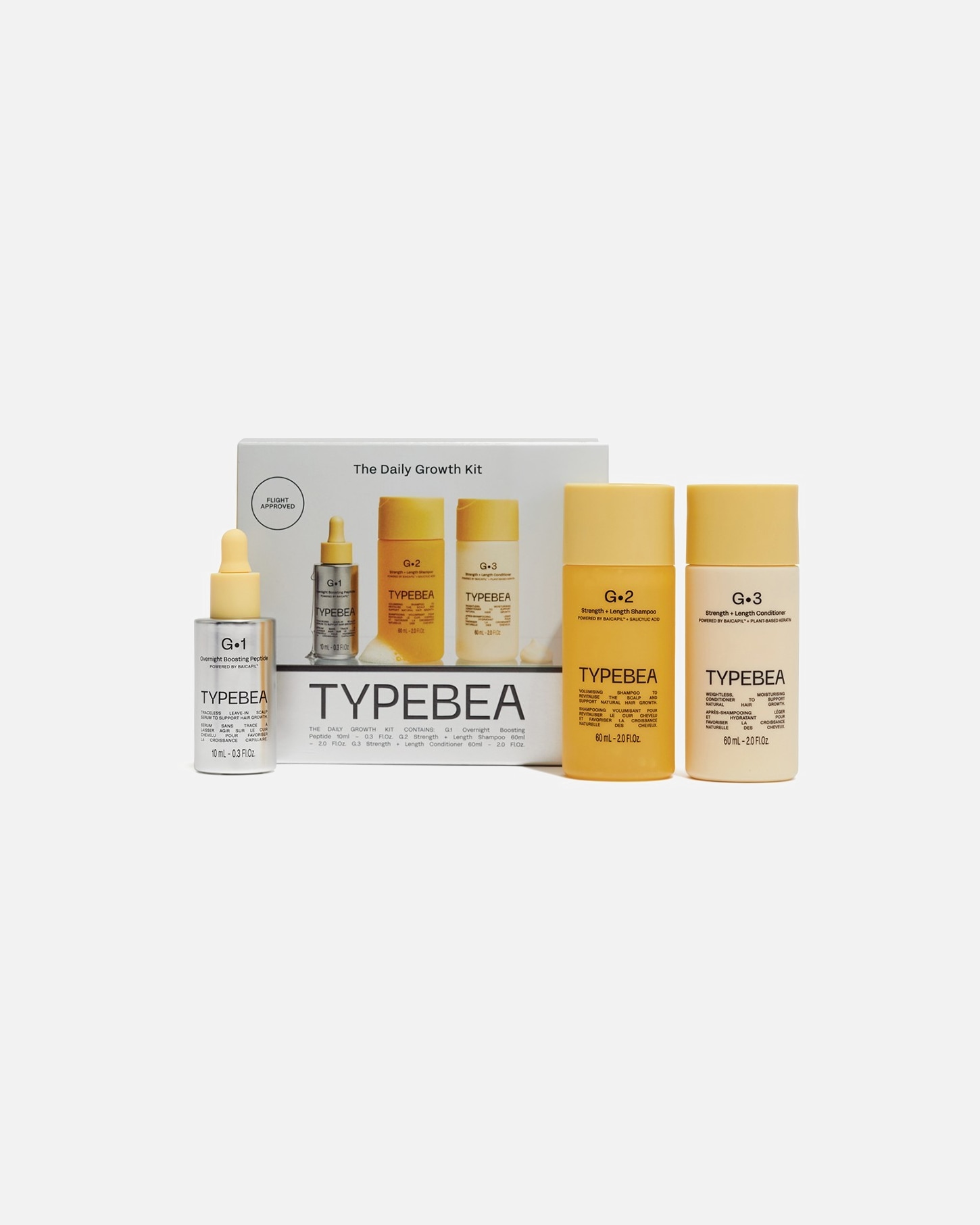Coffret soin cheveux pour UnisexeTYPEBEAG•LineThe Daily Growth Kit, (G·1, G·2, G·3 Minis)1 unité