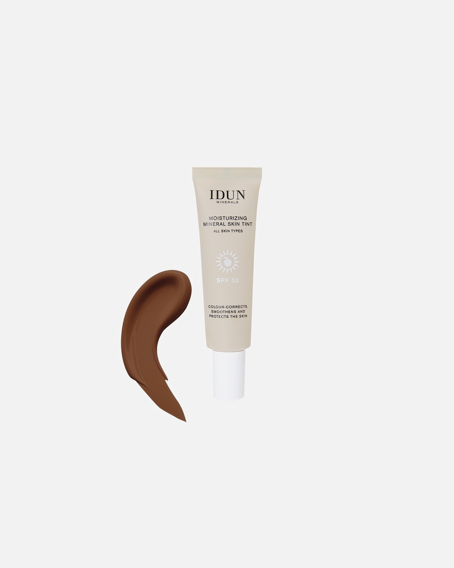 BB crème pour UnisexeIDUN MineralsMoisturizing Mineral Skin Tint SPF30Ostermalm - Deep
