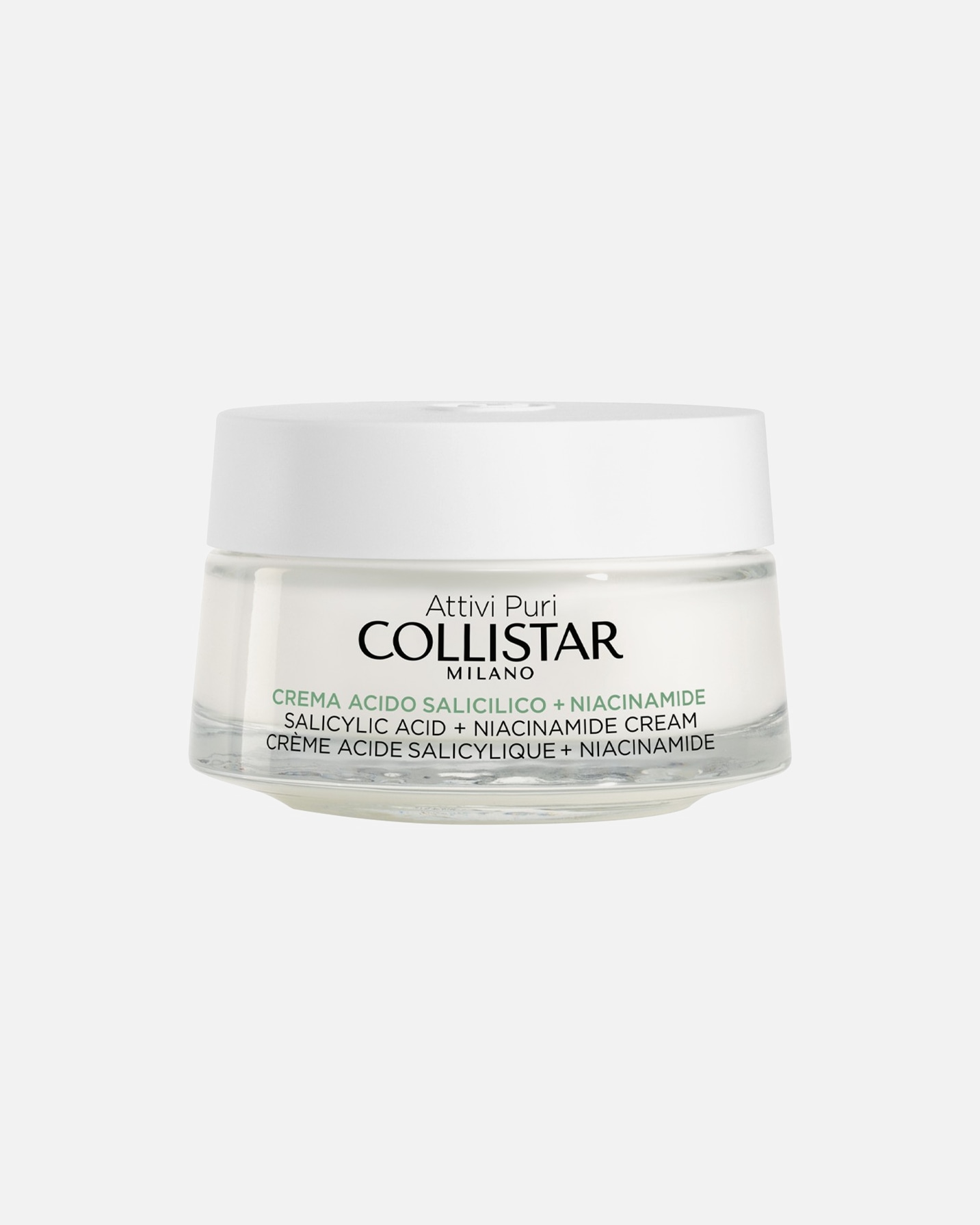 Fluide visage pour UnisexeCollistarAttivi PuriCrème Acide Salicylique + Nicacinamide50 ml