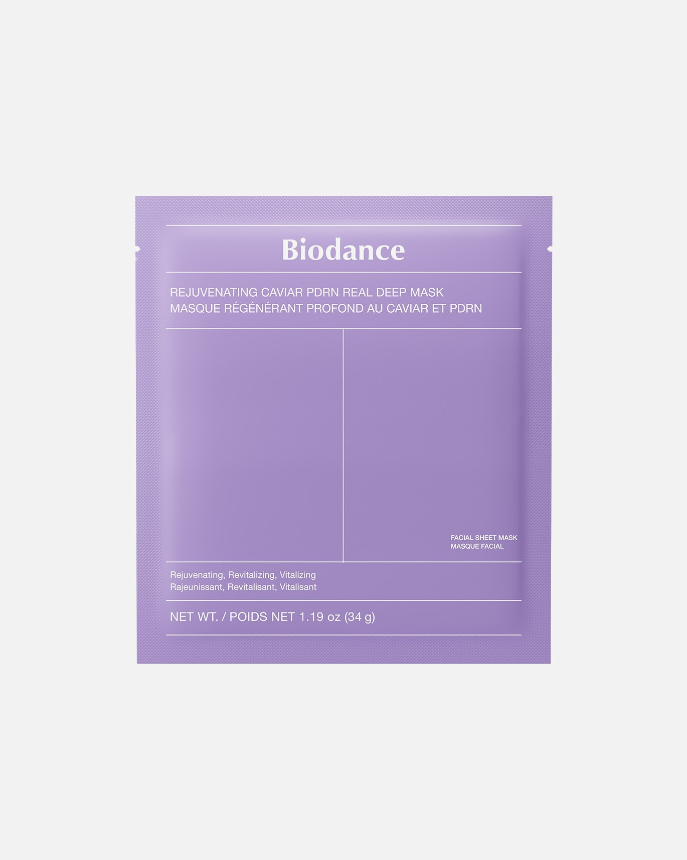 Sheet Masker voor UnisexBiodanceDefault Brand LineRejuvenating Caviar PDRN Real Deep Mask1 stuk