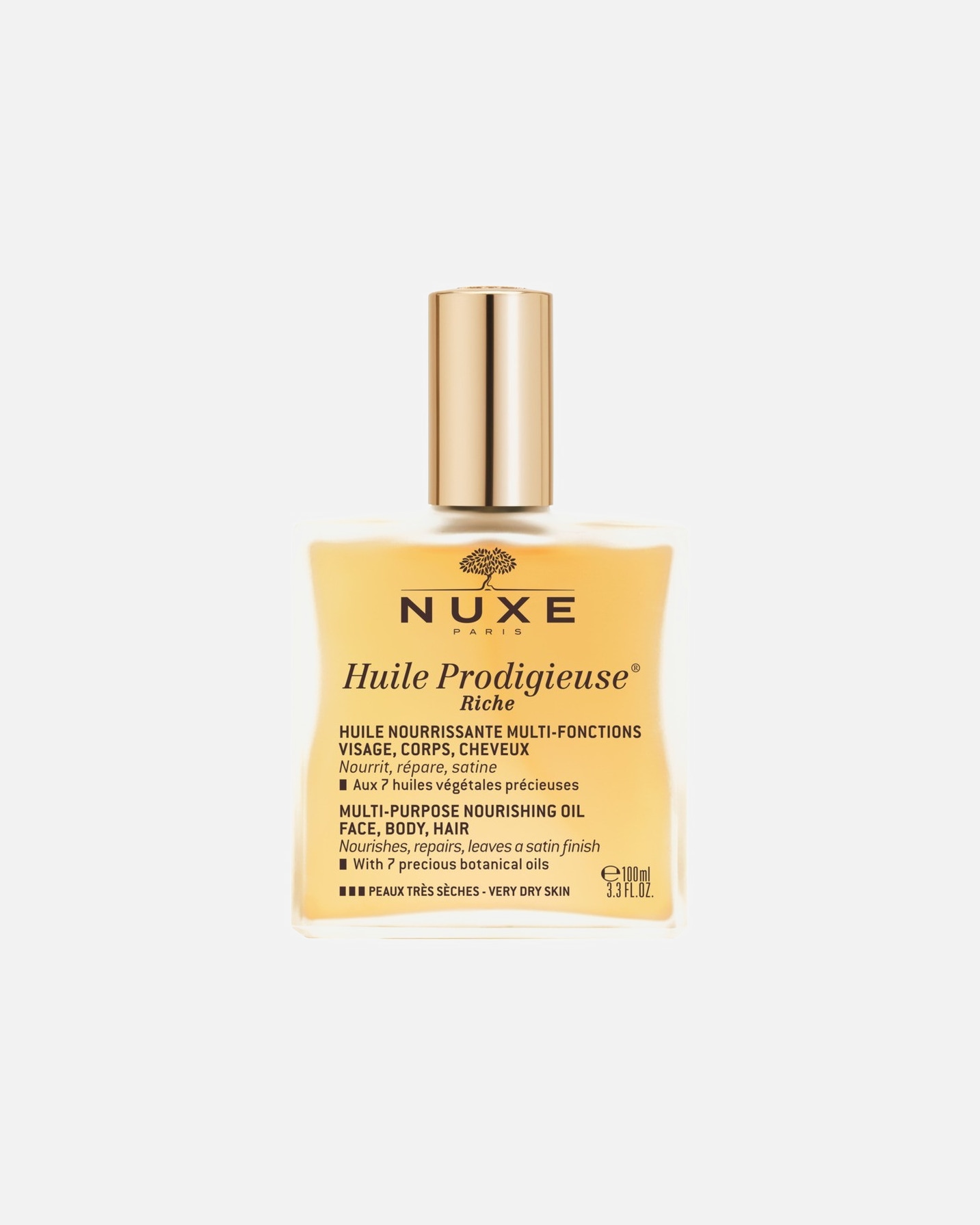 Huile pour le corps pour UnisexeNUXEHuile Prodigieuse®Riche en huile sèche100 ml