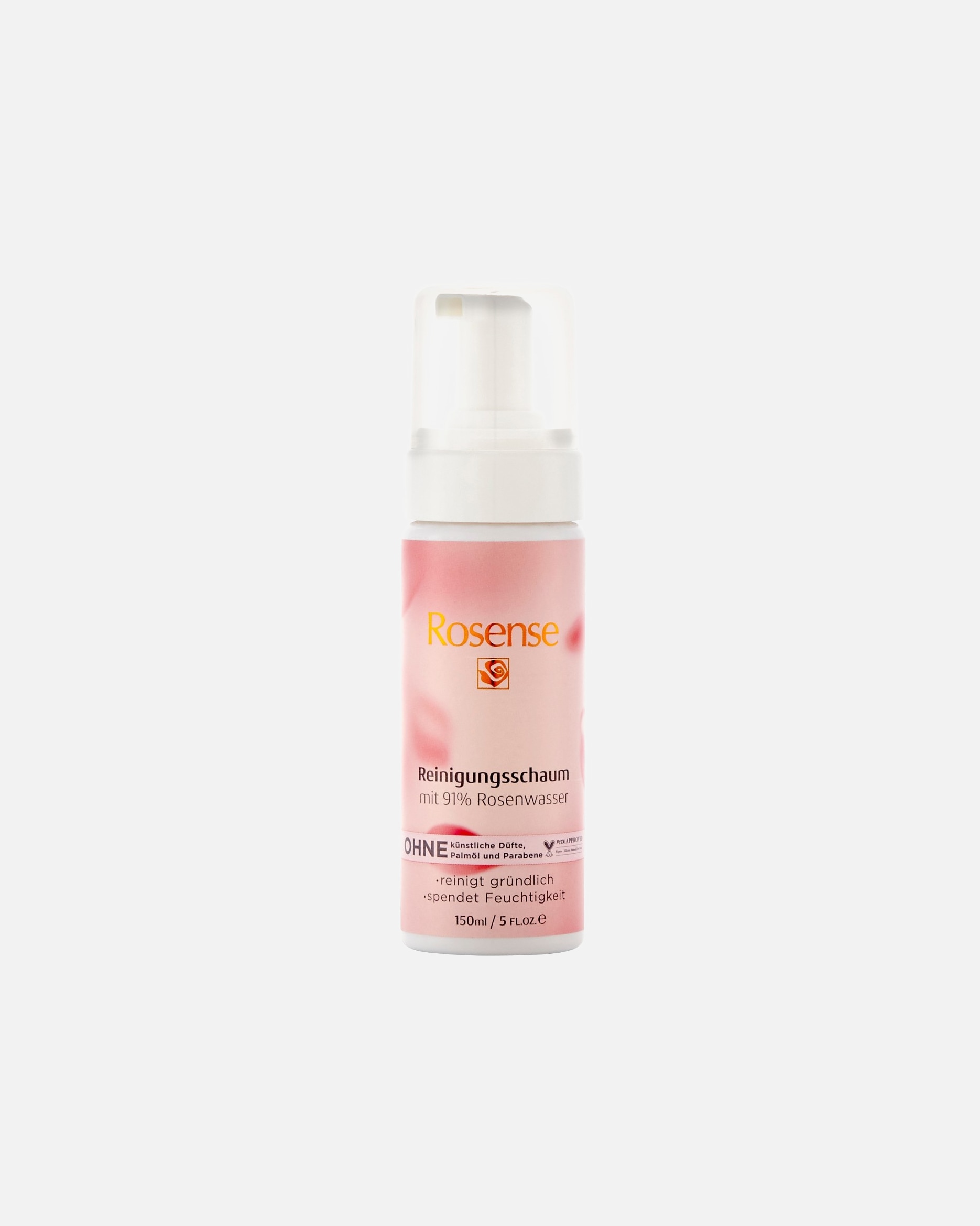 Gezichtsreinigingsschuim voor UnisexRosenseCleansing Foam with 91% rose water150 ml