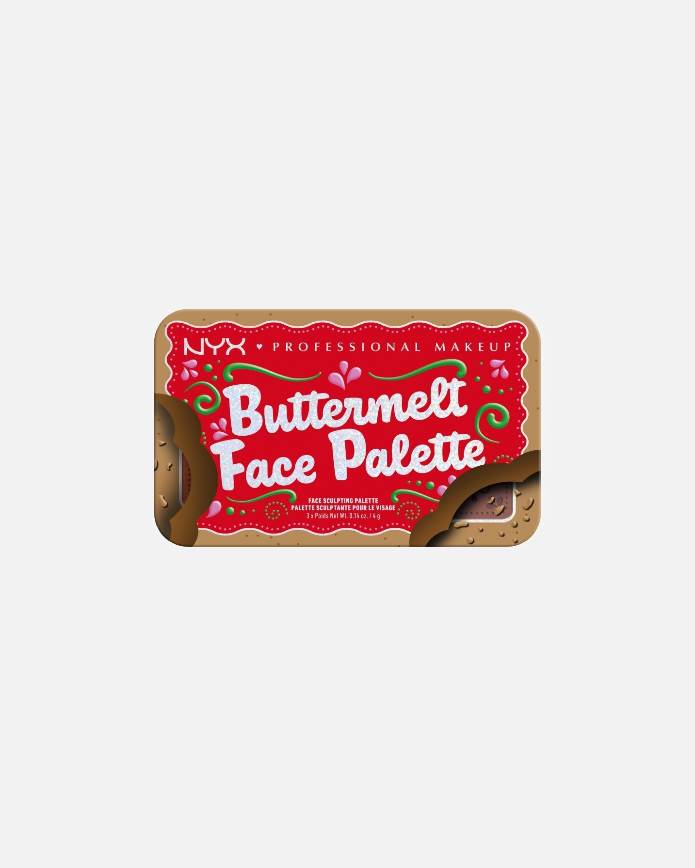 Blush voor UnisexNYX Professional MakeupHoliday CollectionButtermelt Face PaletteLight/Medium