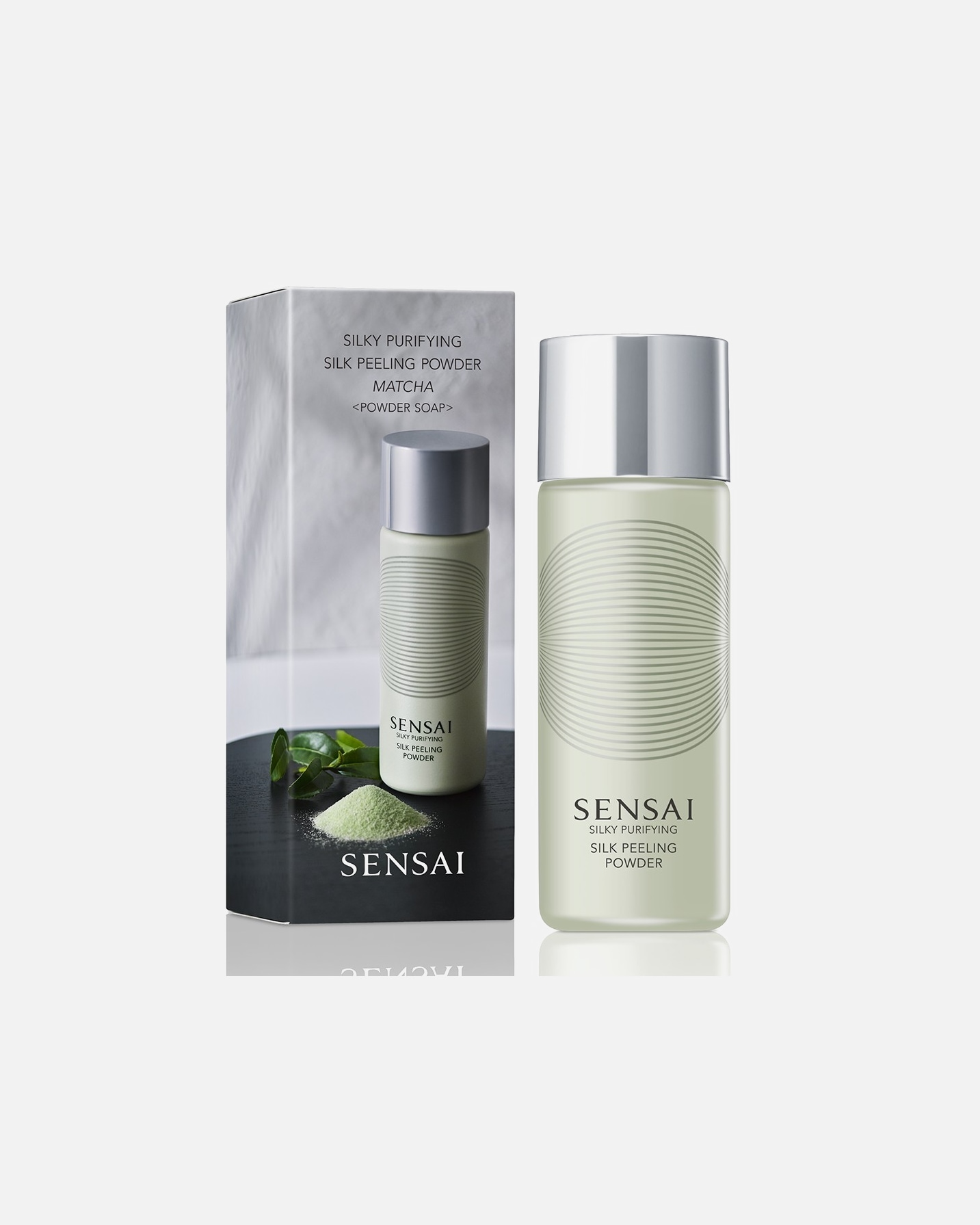 Gezichtspeeling voor UnisexSENSAISILKY Purifying Silk Peeling Powder Matcha40 g