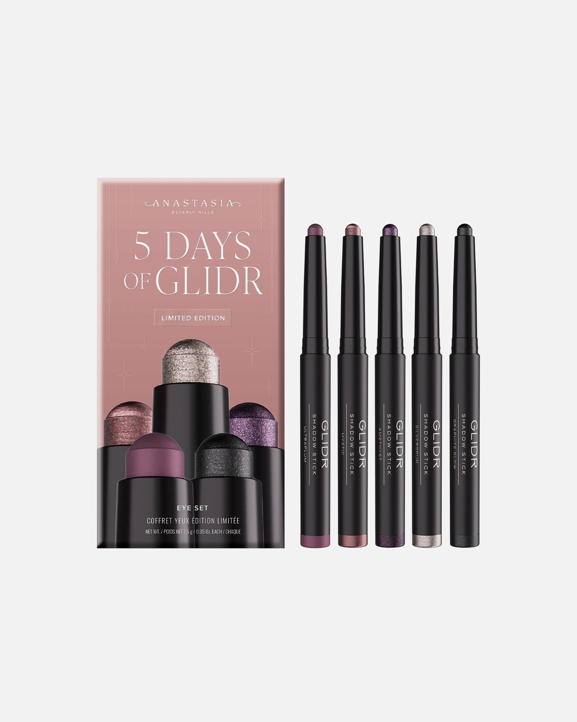 Oogmake-upset voor UnisexAnastasia Beverly Hills5 Days of GLIDR – limited edition1 stuk