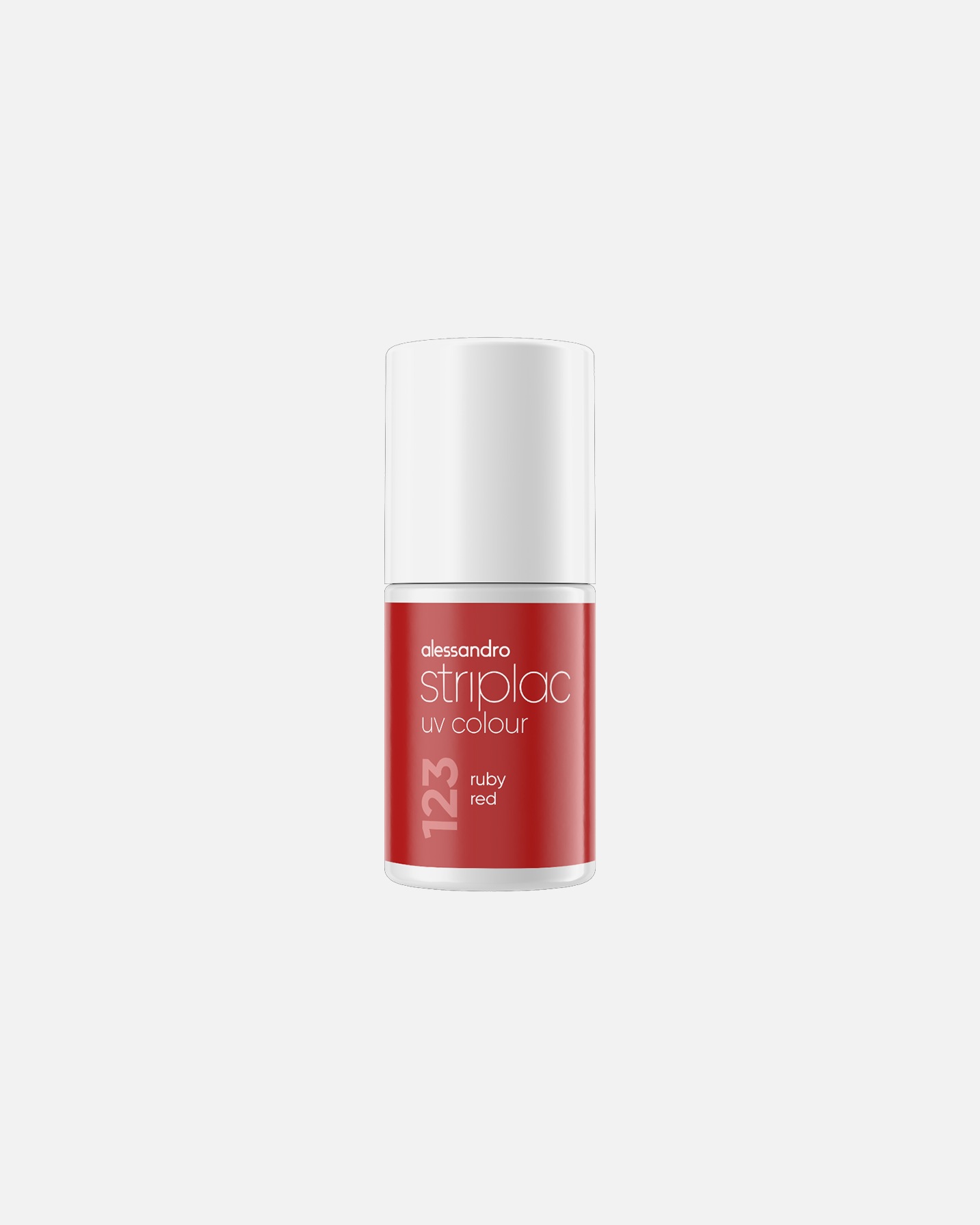 UV-nagellak voor UnisexAlessandroStriplacUV ColourRuby Red