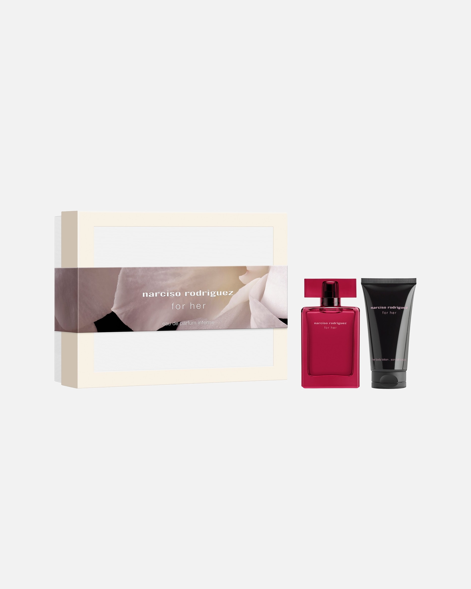 Coffret de parfum pour FemmeNarciso Rodriguezfor herEau de Parfum Intense 50 ml Coffret1 unité