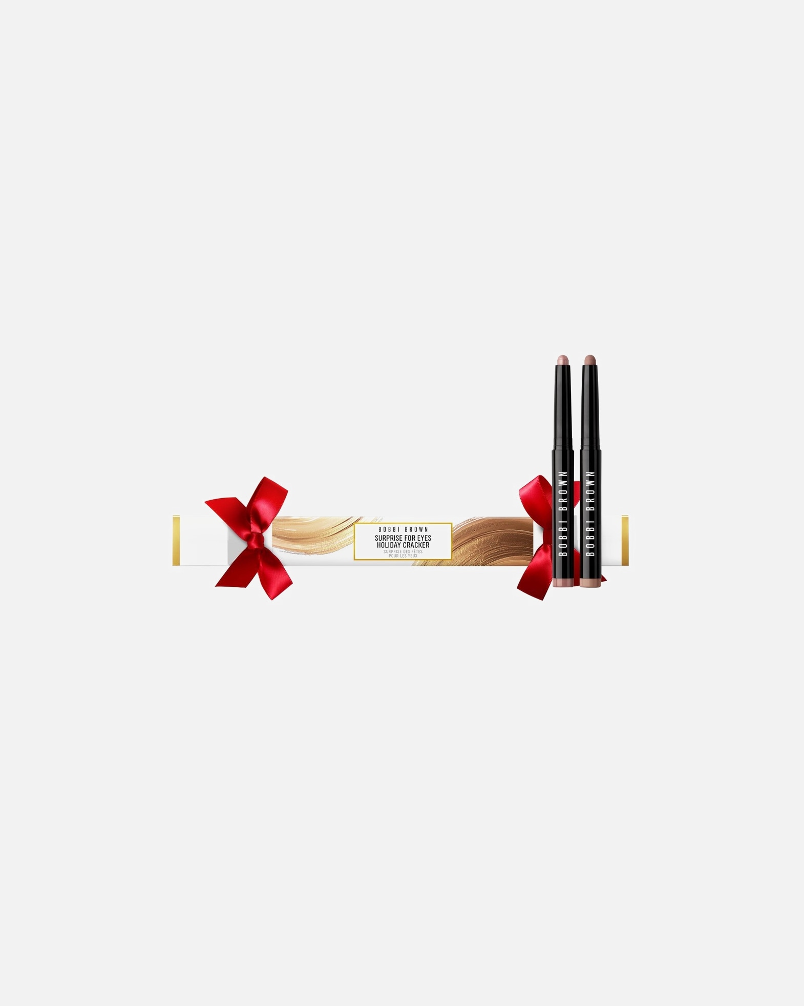Coffret de maquillage pour les yeux pour UnisexeBobbi BrownXMASSSurprise for Eyes Holiday Cracker Shadow Stick Duo Coffret1 unité