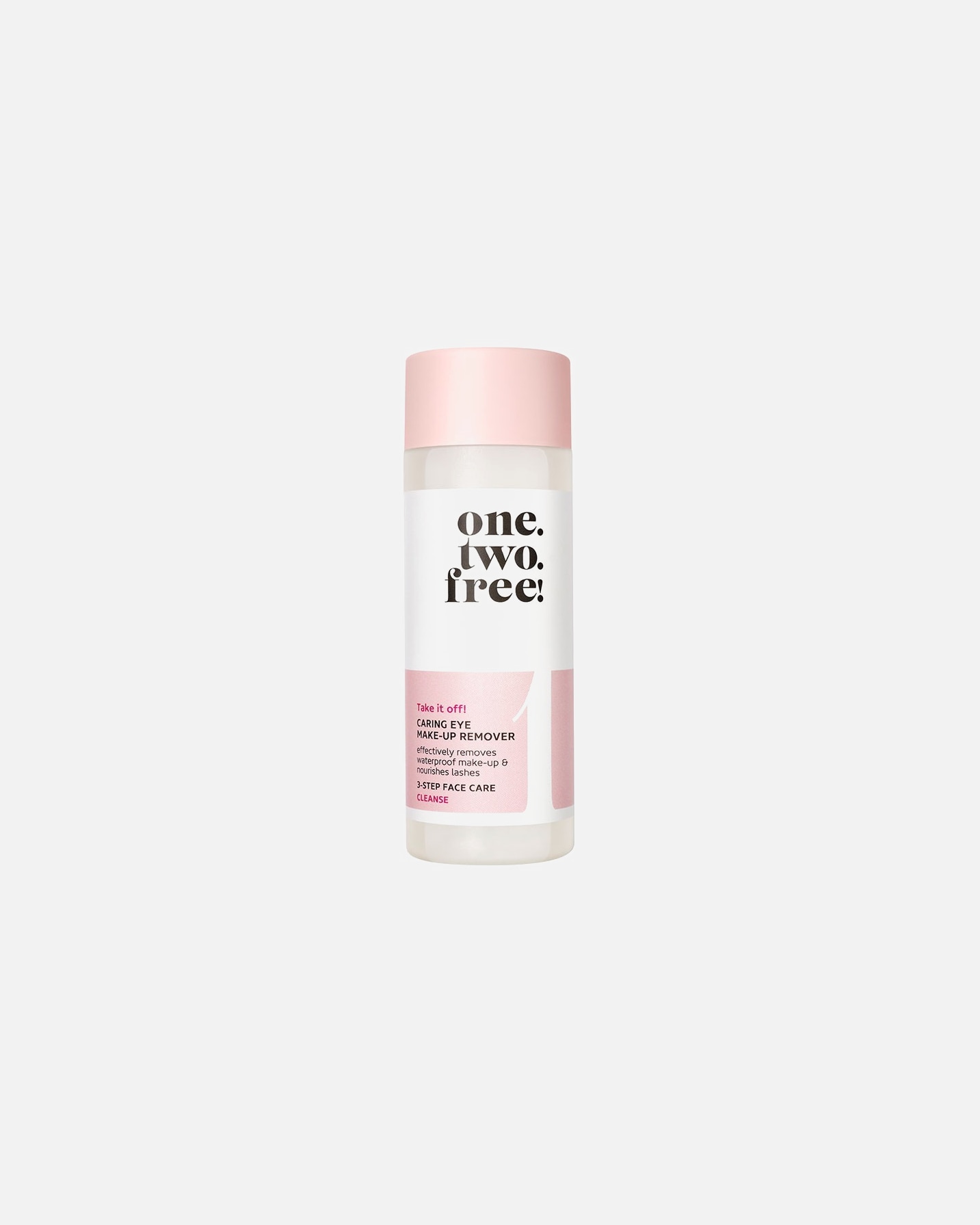 Démaquillant pour Unisexeone. two. free!Etape 1 : NettoyerCaring Eye Make-Up Remover125 ml