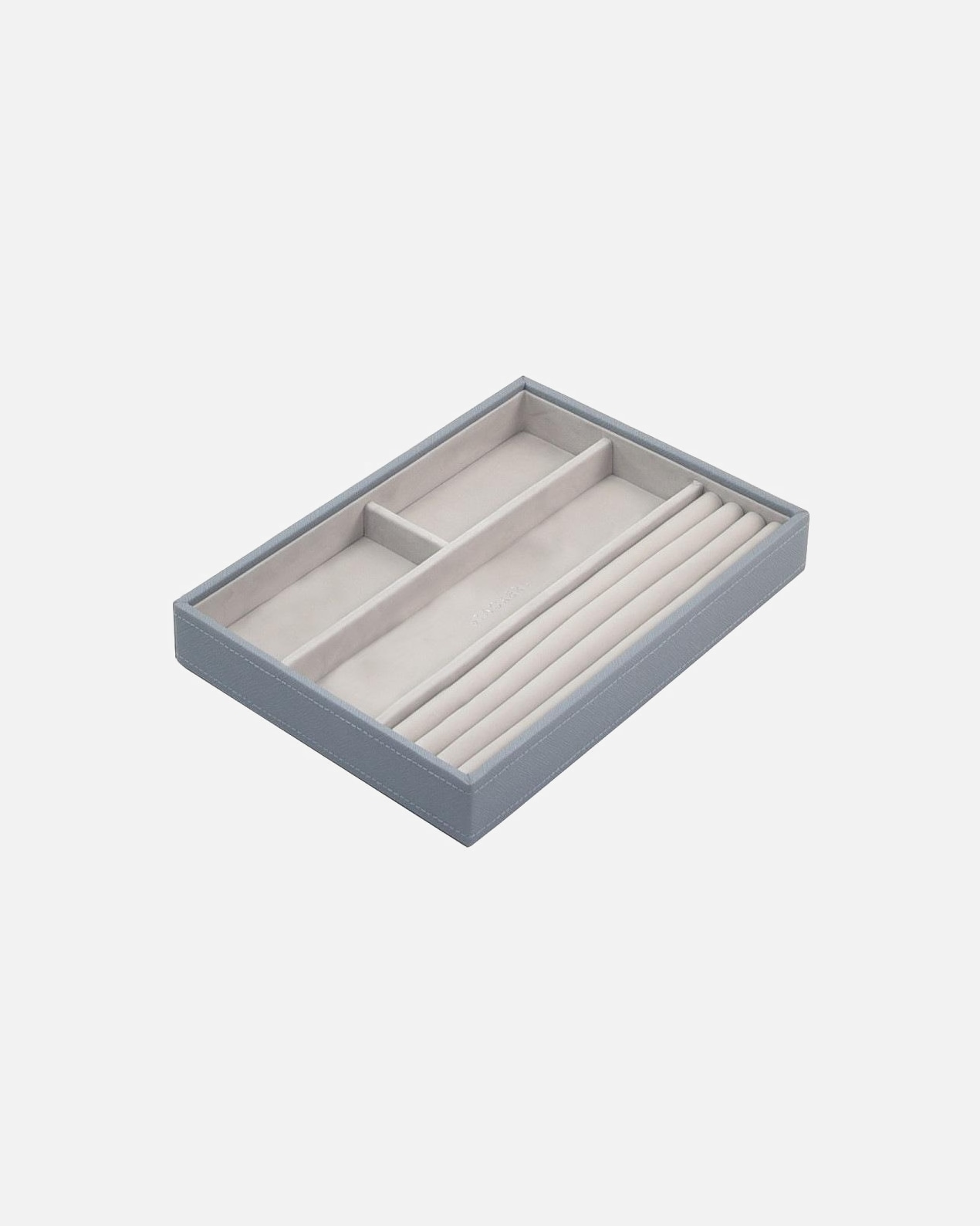 Accessoires de mode pour UnisexeStackersRANGEMENT BIJOUX 3 COMPARTIMENTS BLEU & GRISE1 stuk