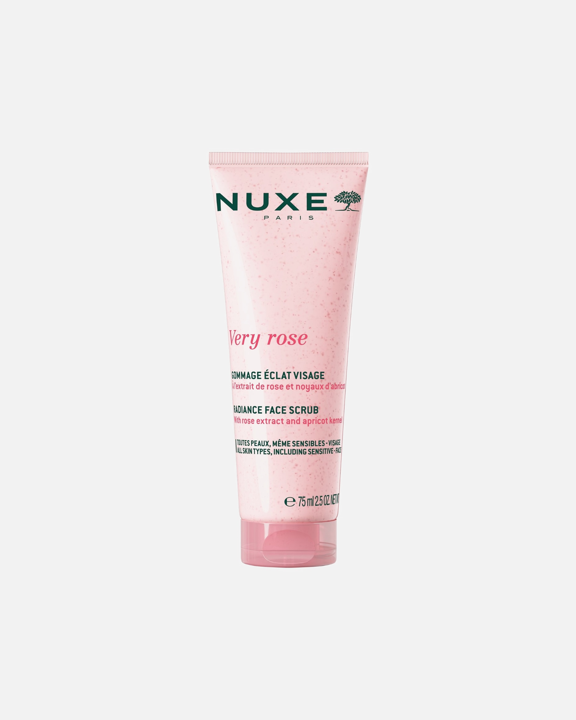 Gezichtspeeling voor UnisexNUXEVery RoseRadiance face scrub75 ml