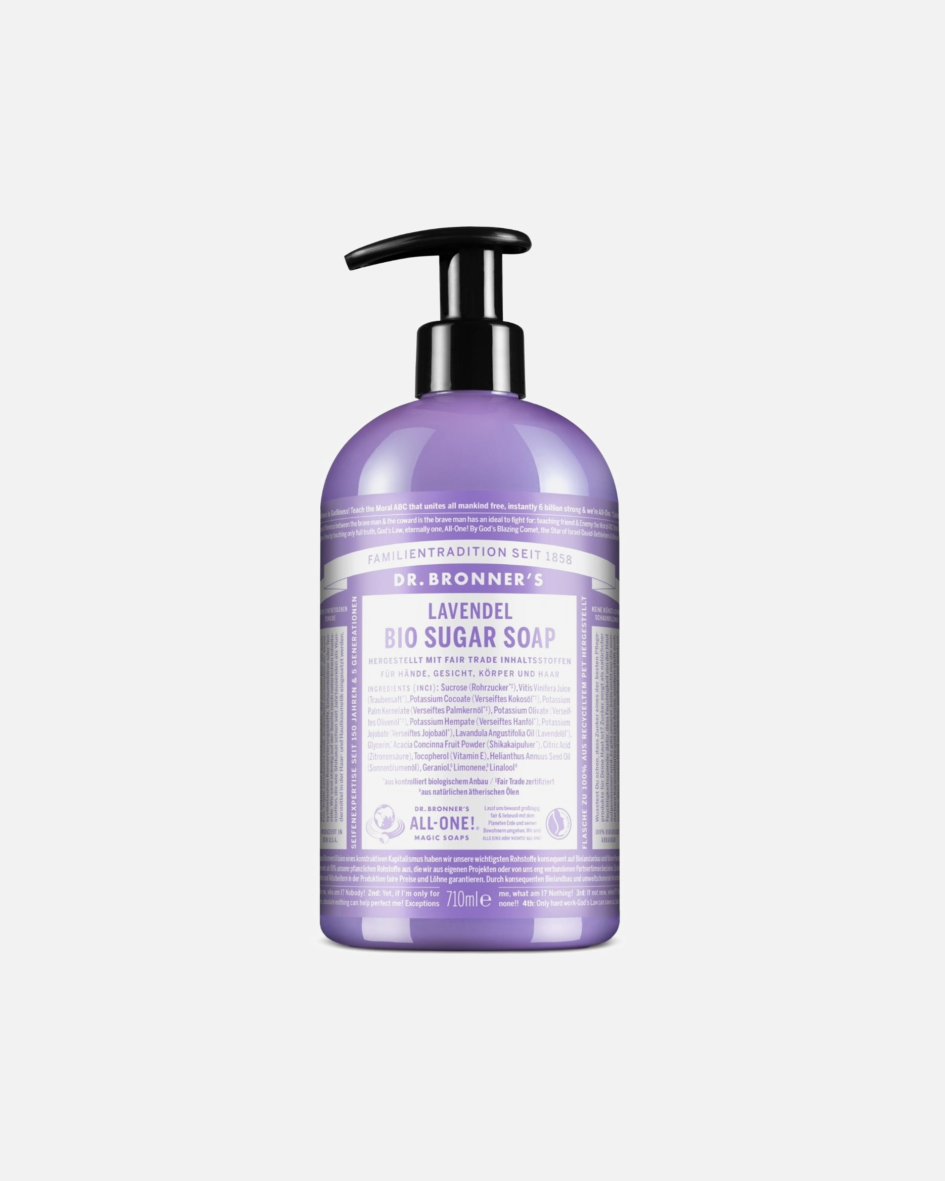 Douchegel voor UnisexDr. Bronner'sLavendel Bio Sugar Soap710 ml