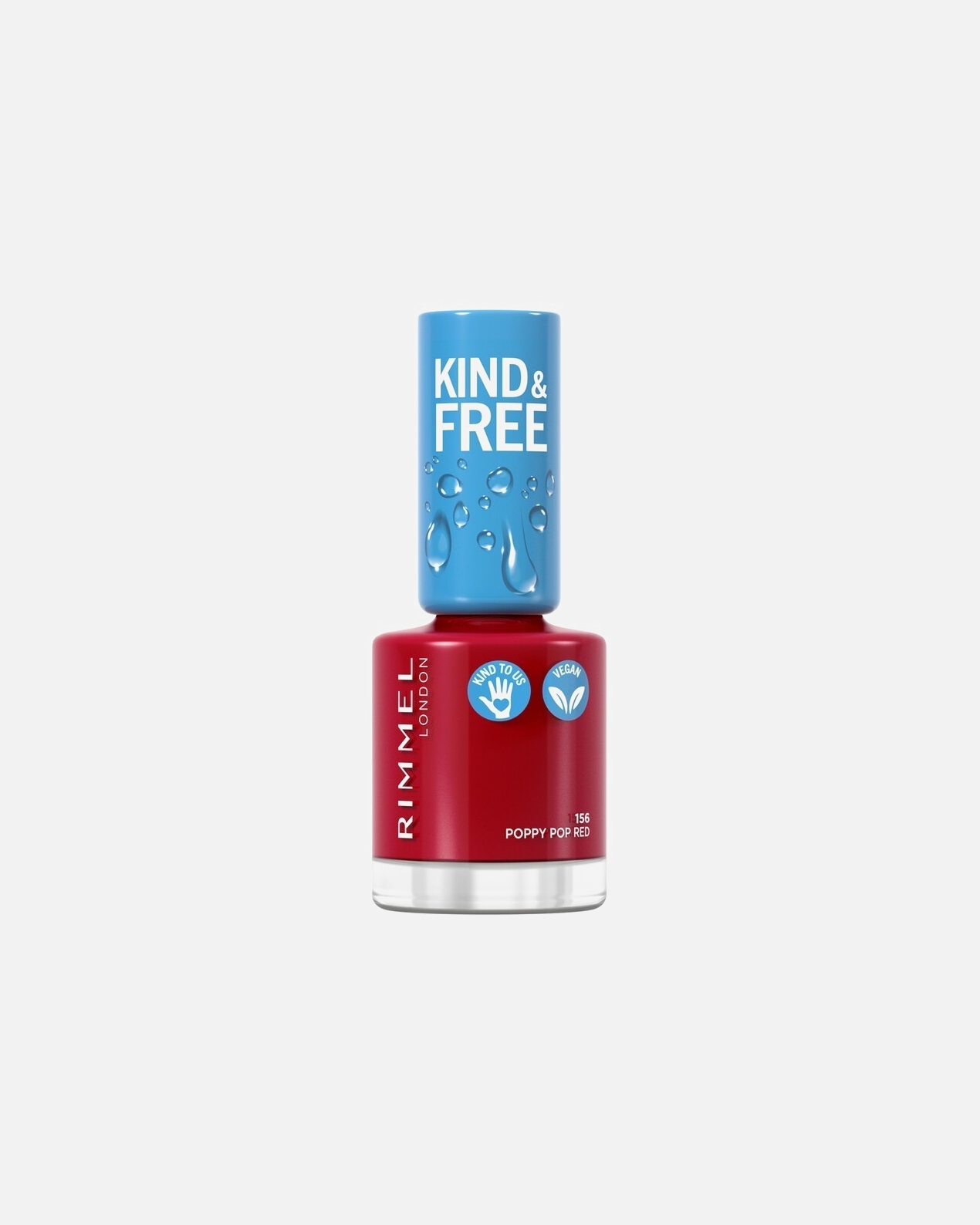 Nagellak voor Rimmel London156 - Poppy Pop Red
