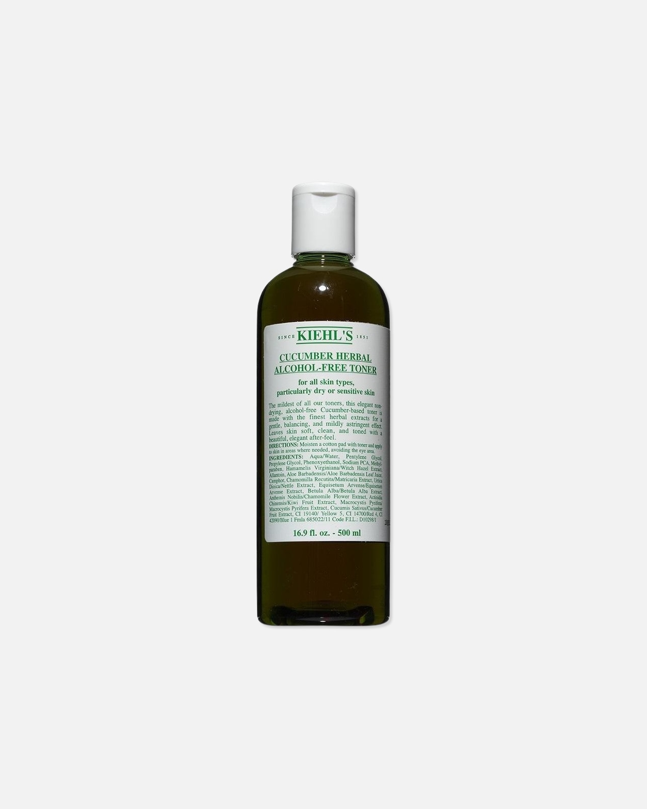 Tonique pour le visage pour UnisexeKiehl’sCucumber Herbal Alcohol Free500 ml