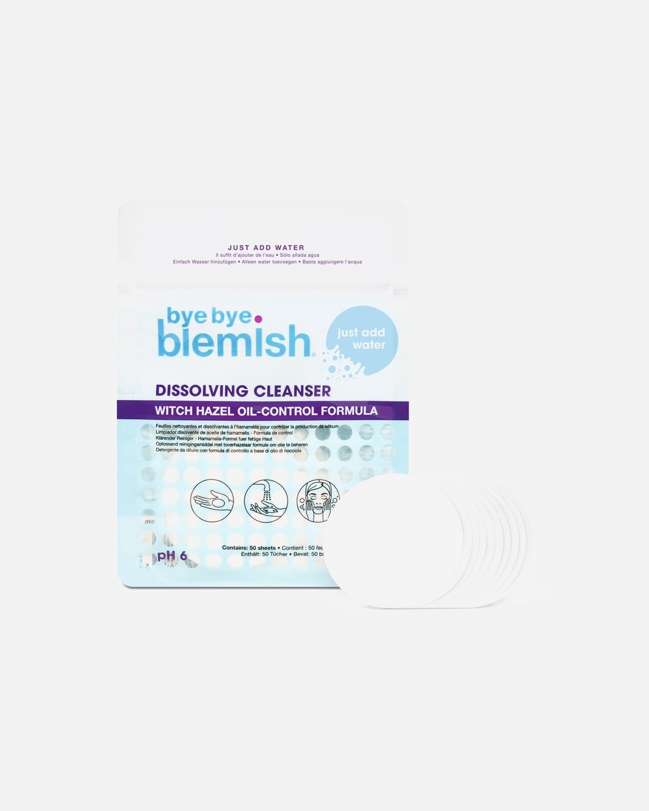Coffret nettoyage du visage pour UnisexeBye Bye BlemishDissolving Hazel Oil Control Formula1 stuk