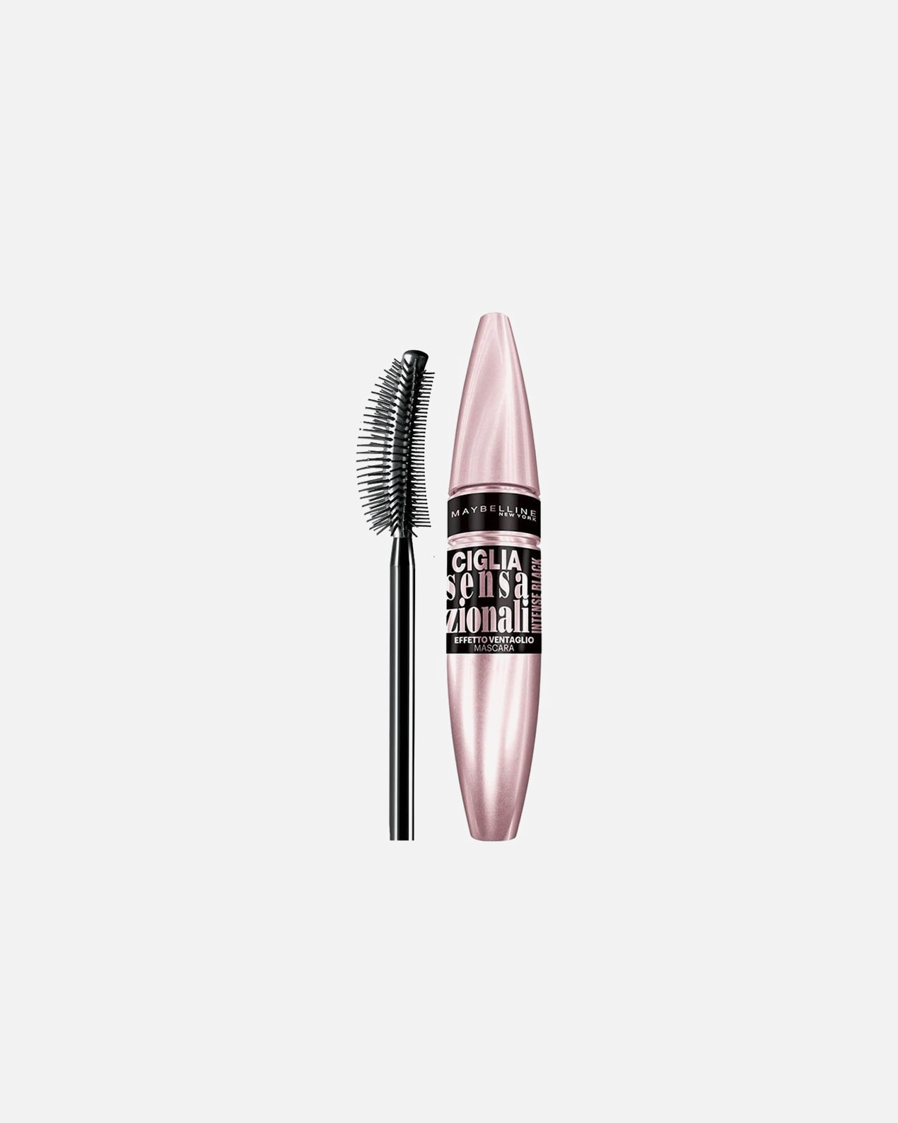 Mascara voor MaybellineSensationele wimpers, volumegevend, waaierend effect voor de wimpers