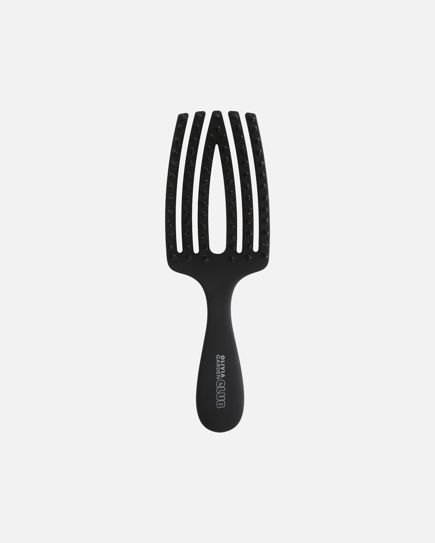 accessoires de coiffage pour UnisexeOlivia Garden ClubThe Nomad - Detangling & Shine FingerbrushBLACK