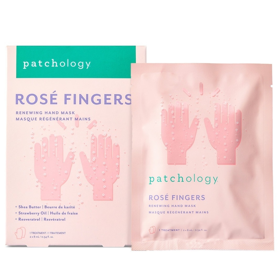 Patchology Rosé Fingers Renewing Hand Mask