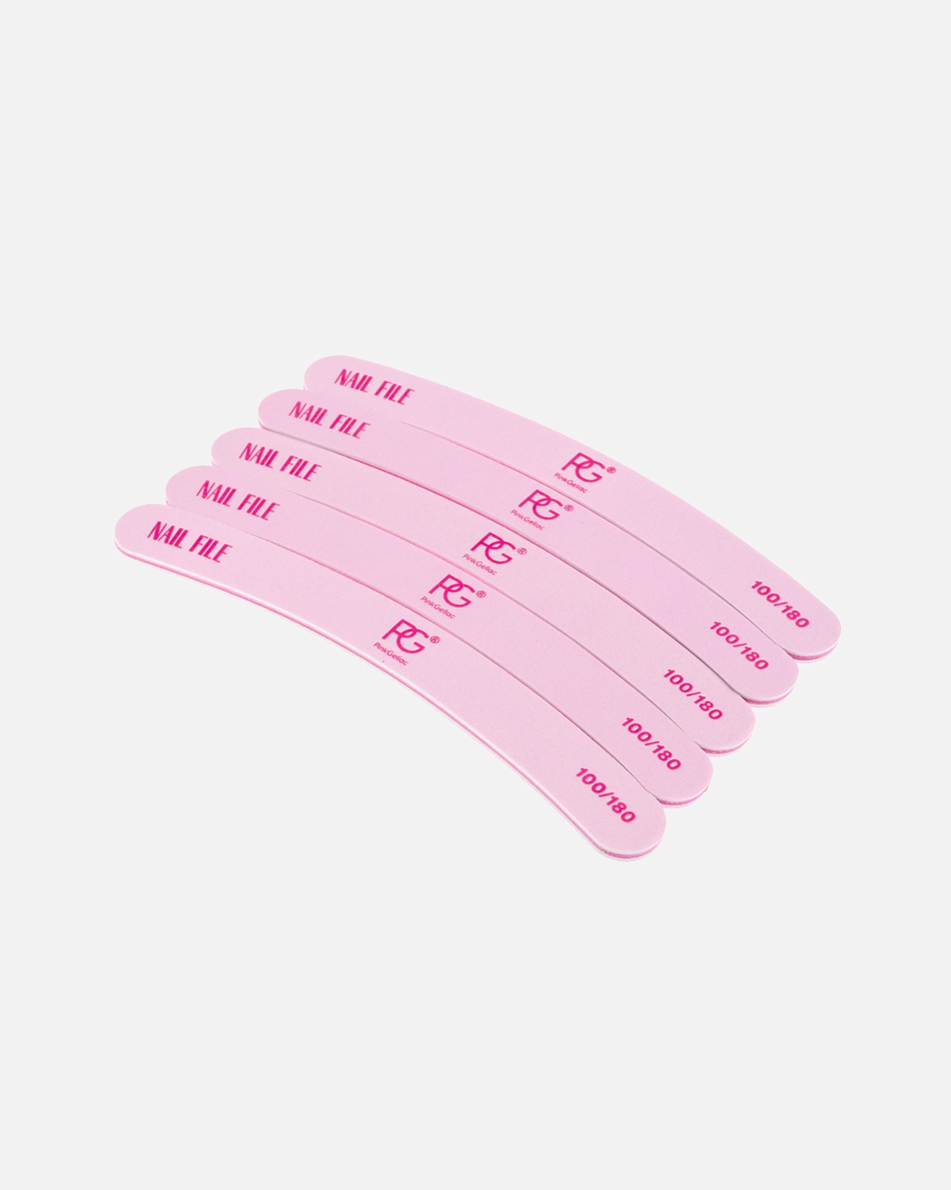 Lime à ongles pour FemmePink GellacLime à ongles 100/180 Arc 5 pièces1 unité