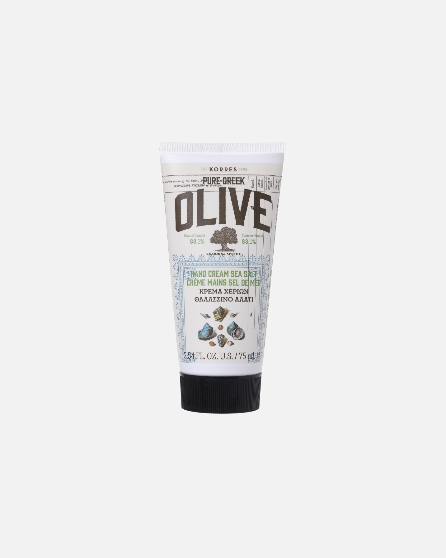 Crème pour les mains pour UnisexeKORRESOLIVE & SEL DE MER75 ml