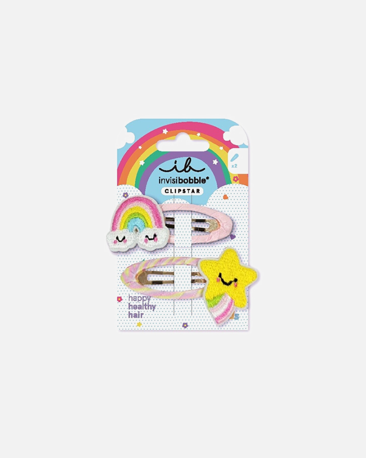 Pince à cheveux pour UnisexeInvisibobbleClipstarHappy Sky1 unité