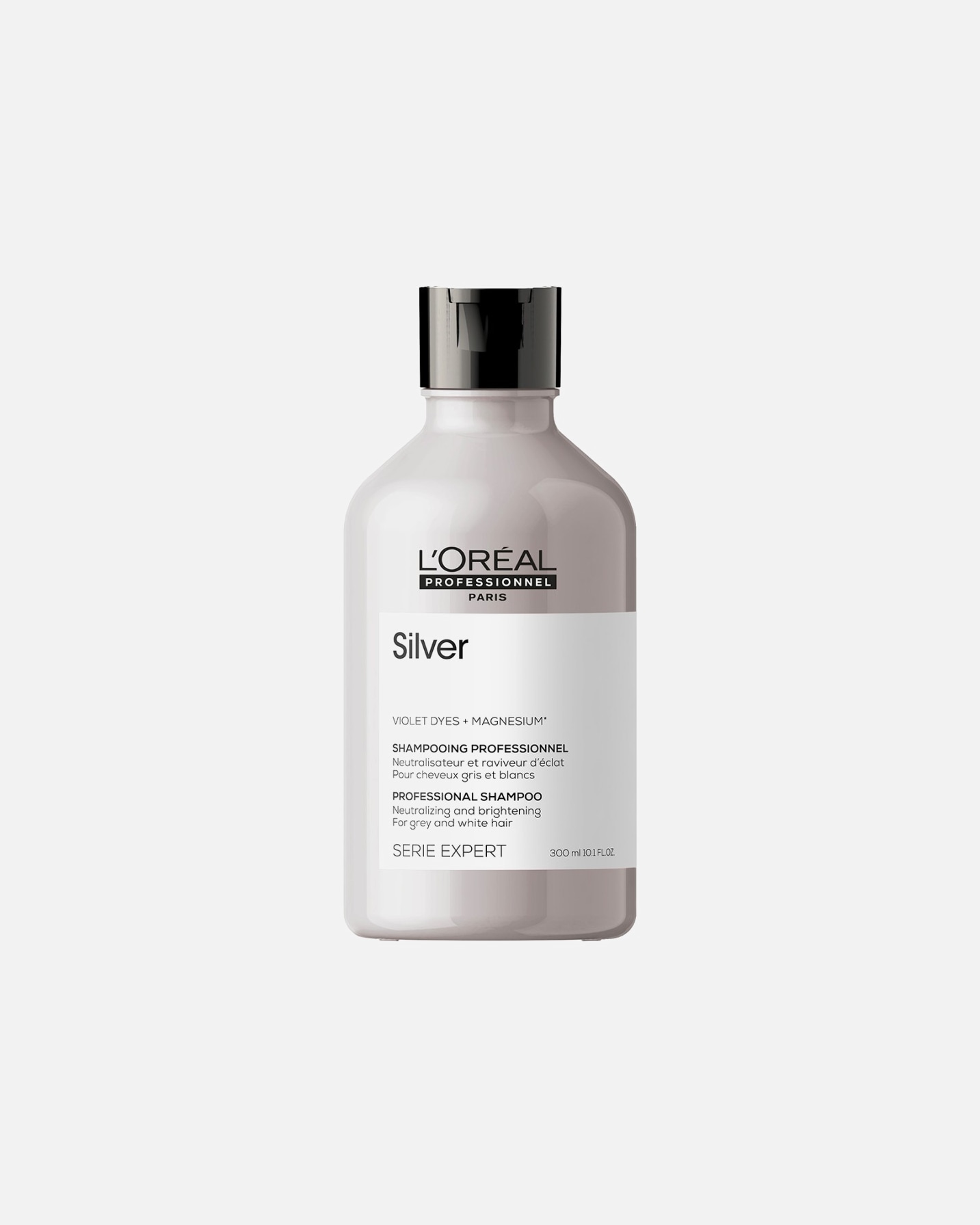 Haar shampoo voor UnisexL´Oréal ProfessionnelSilverSilver Shampoo voor grijs en wit haar, neutraliseert gele highlights300 ml