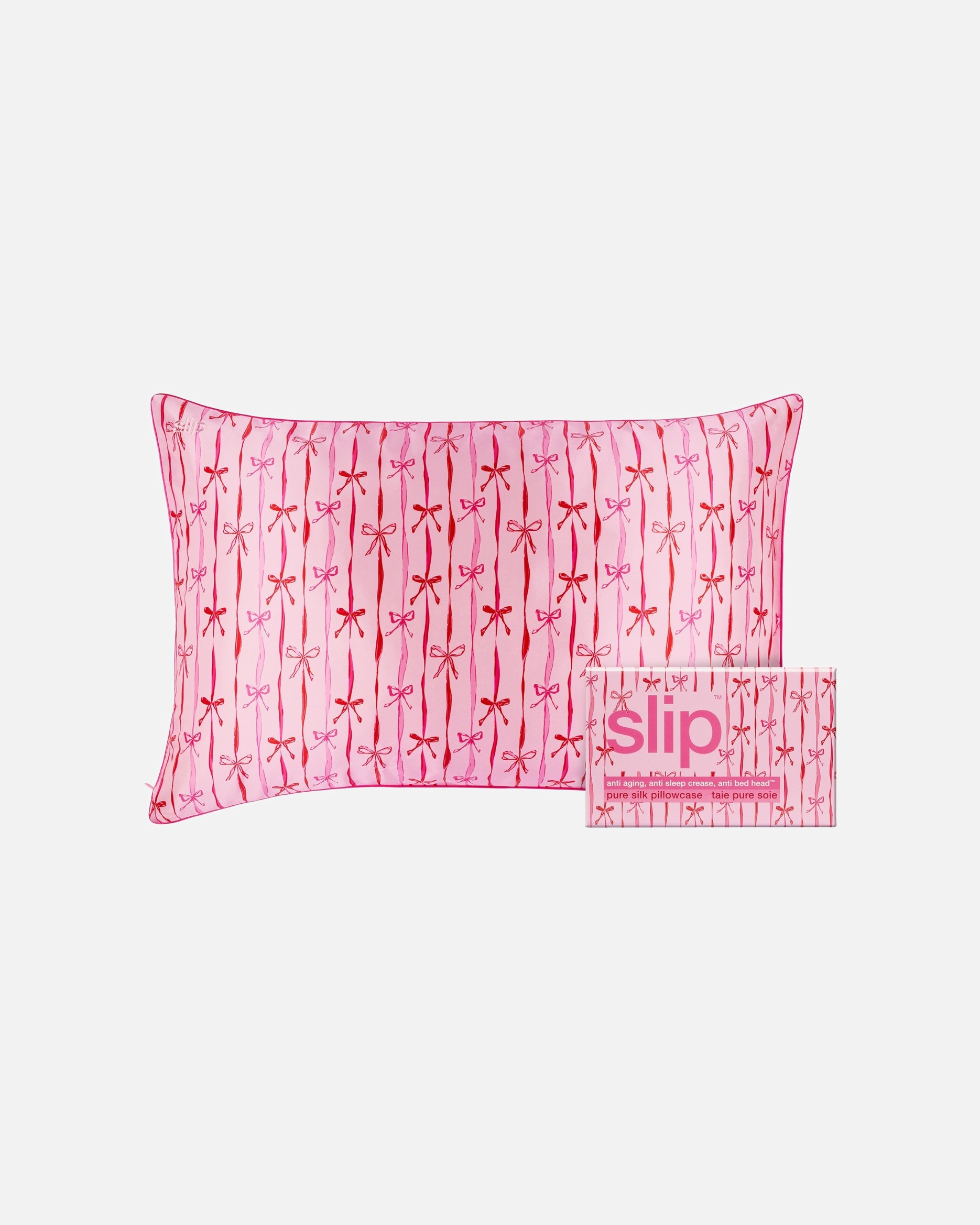 Housse de coussin pour UnisexeSlipPure Silk Pillowcase Queen - Strawberry Cheesecake1 unité