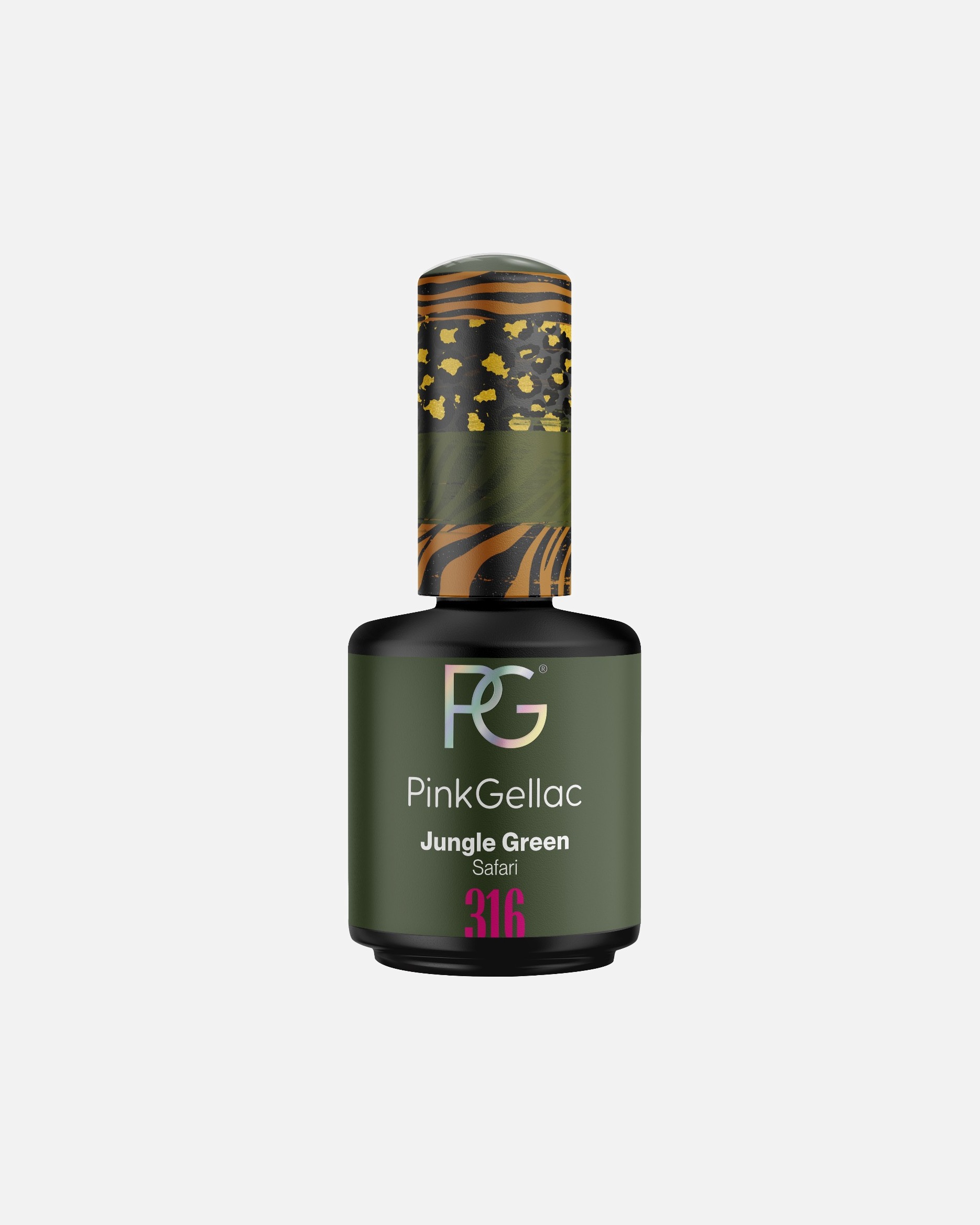 UV-nagellak voor UnisexPink GellacGel Nagellak316 Jungle Green